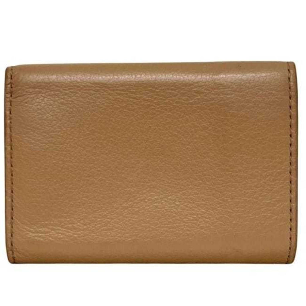 Balenciaga Beige Leather Wallet (Tri-Fold)