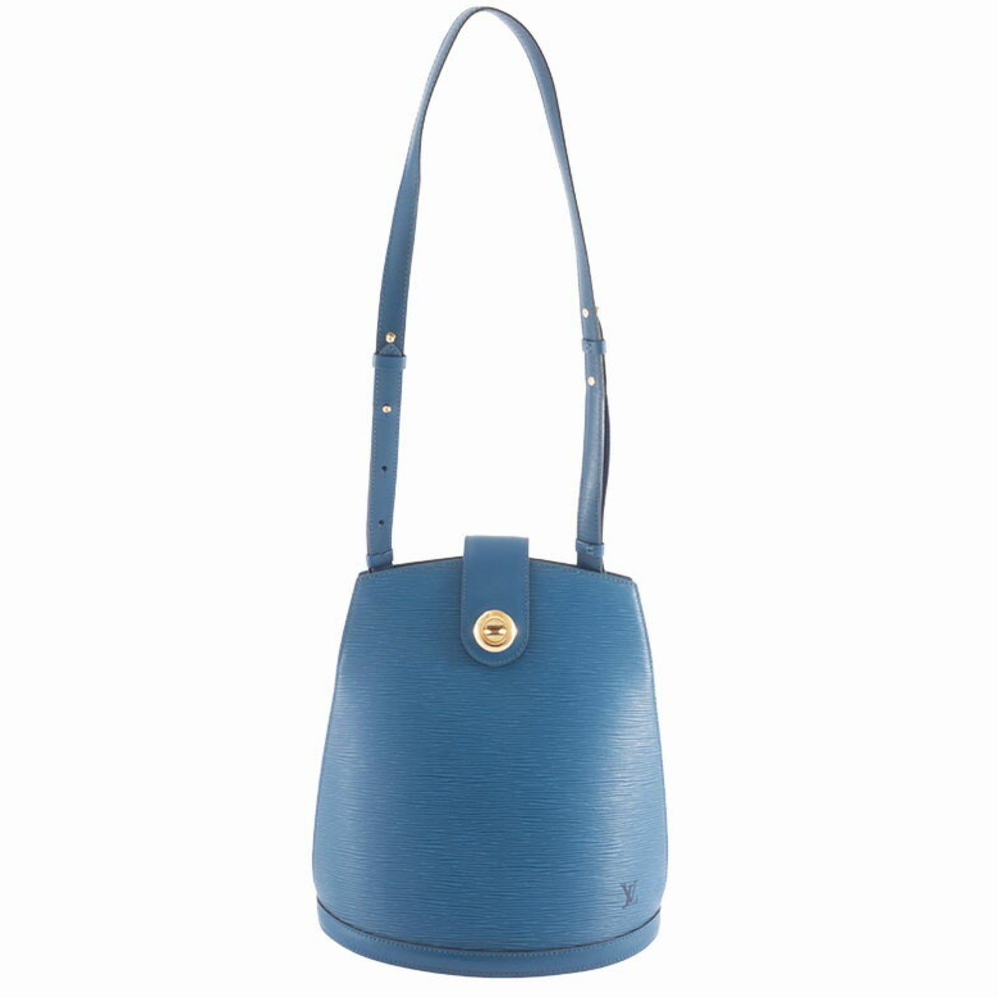 Louis Vuitton Epi Toledo Blue Epi Leather Shoulder Bag