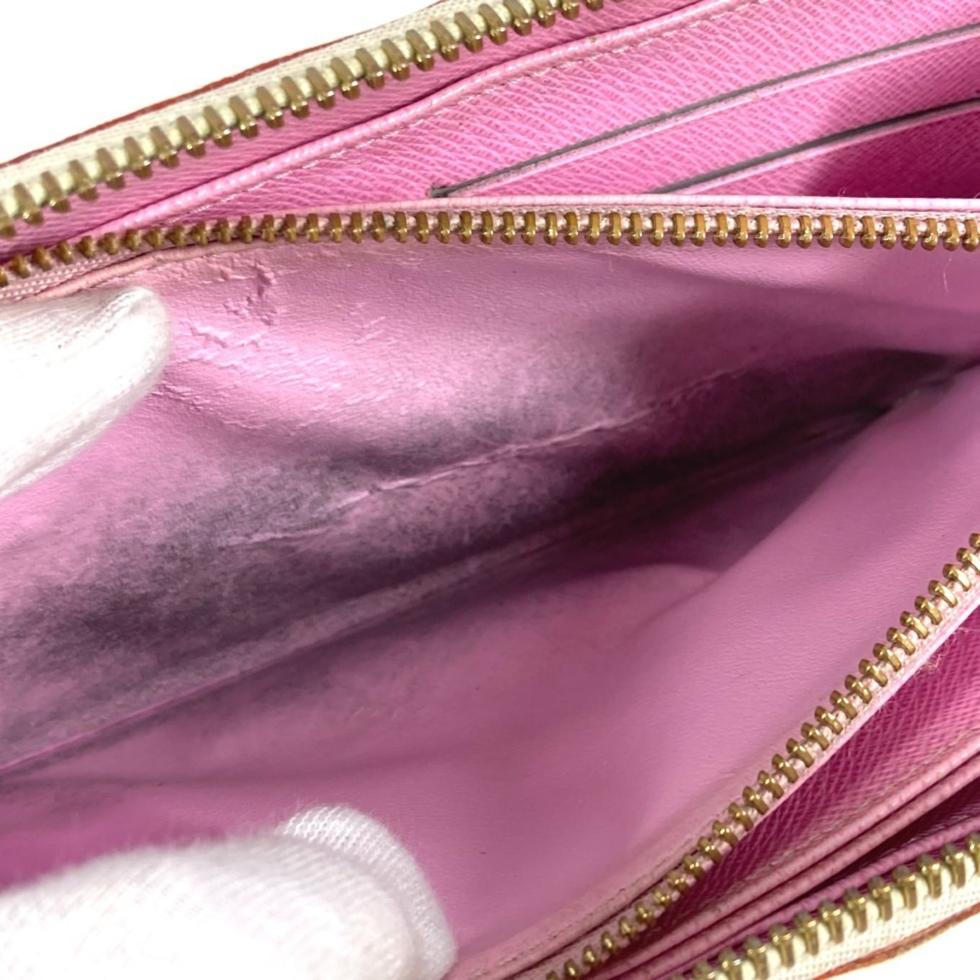 Louis Vuitton Pink White Monogram Multicolore Long Wallet