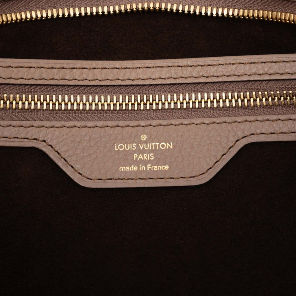 Louis Vuitton Monogram Brown Leather Handbag Shoulder Bag