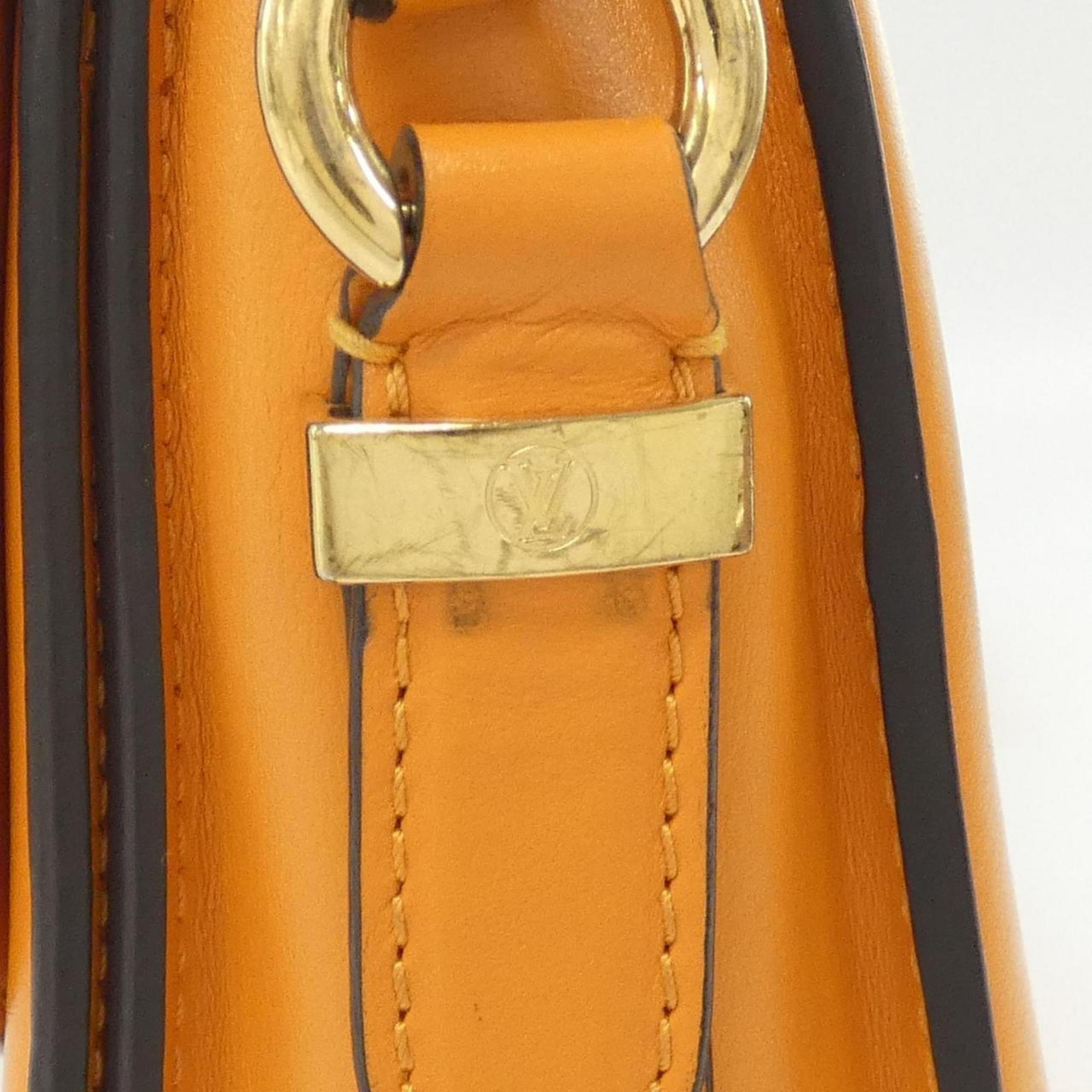 Louis Vuitton Orange Leather Shoulder Bag