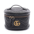 Gucci Black Leather Backpack Handbag (Pre-Owned)