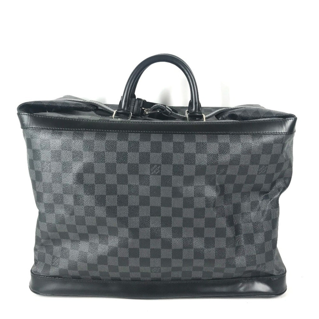 Louis Vuitton Black Damier Graphite Boston Bag Handbag