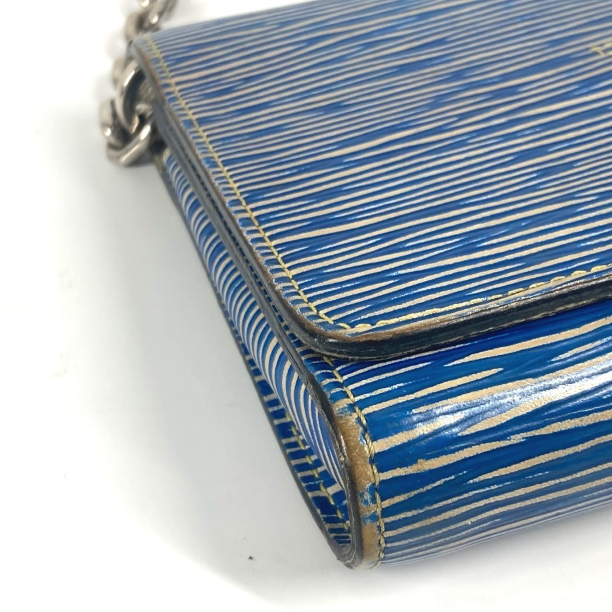 Louis Vuitton Epi Blue Epi Leather Shoulder Bag