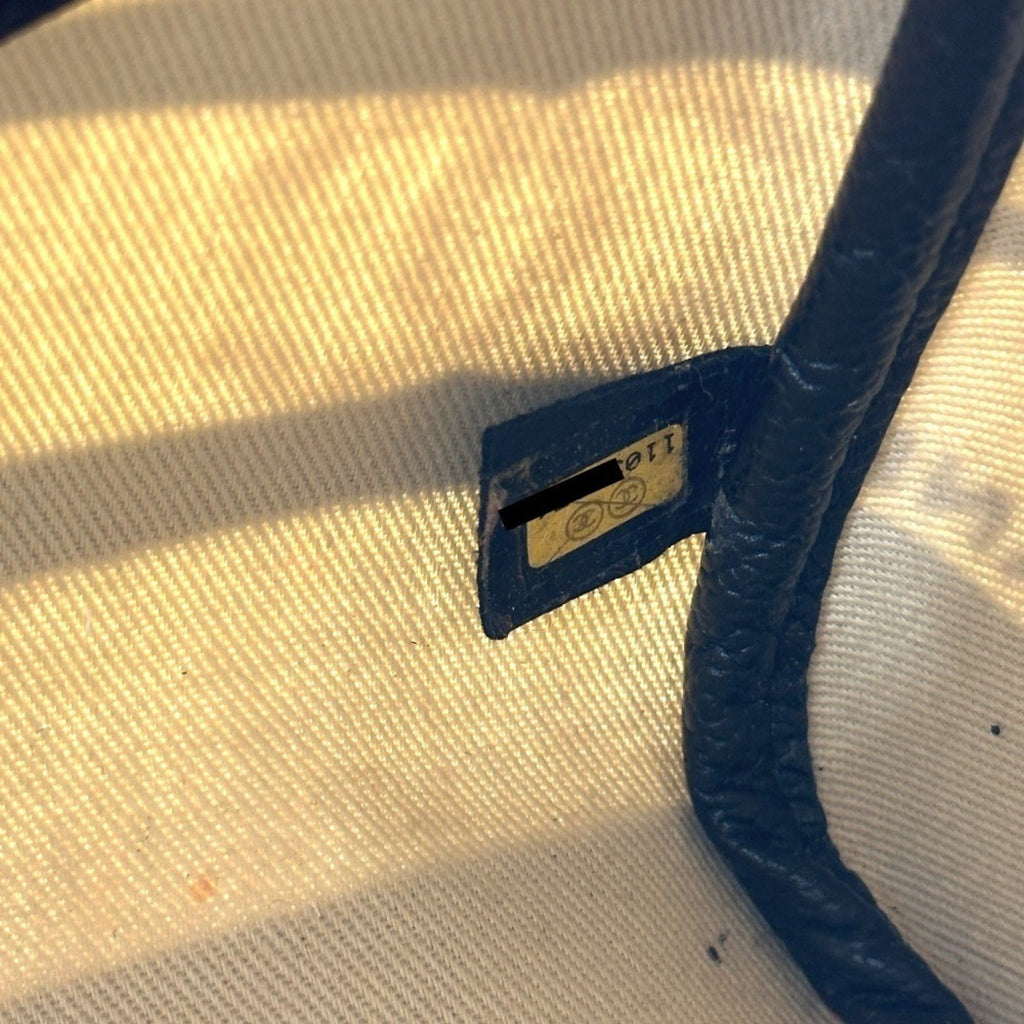 Chanel Black Yellow Pvc Boston Bag Handbag