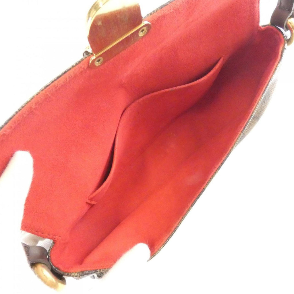 Louis Vuitton Brown Coated Canvas Shoulder Bag