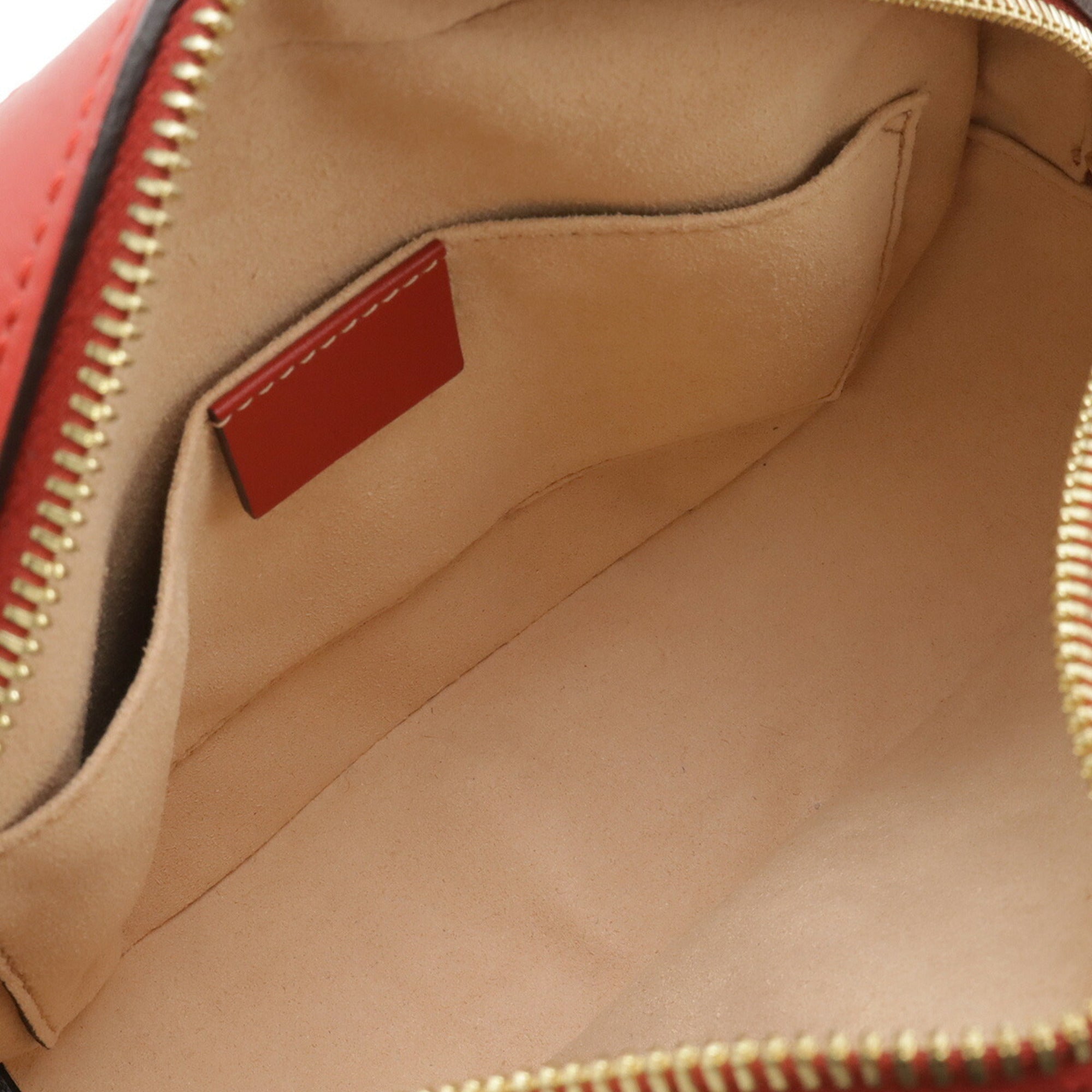 Gucci Beige Blue Multi-Color Red Color Gg Supreme Shoulder Bag (Pre-Owned)