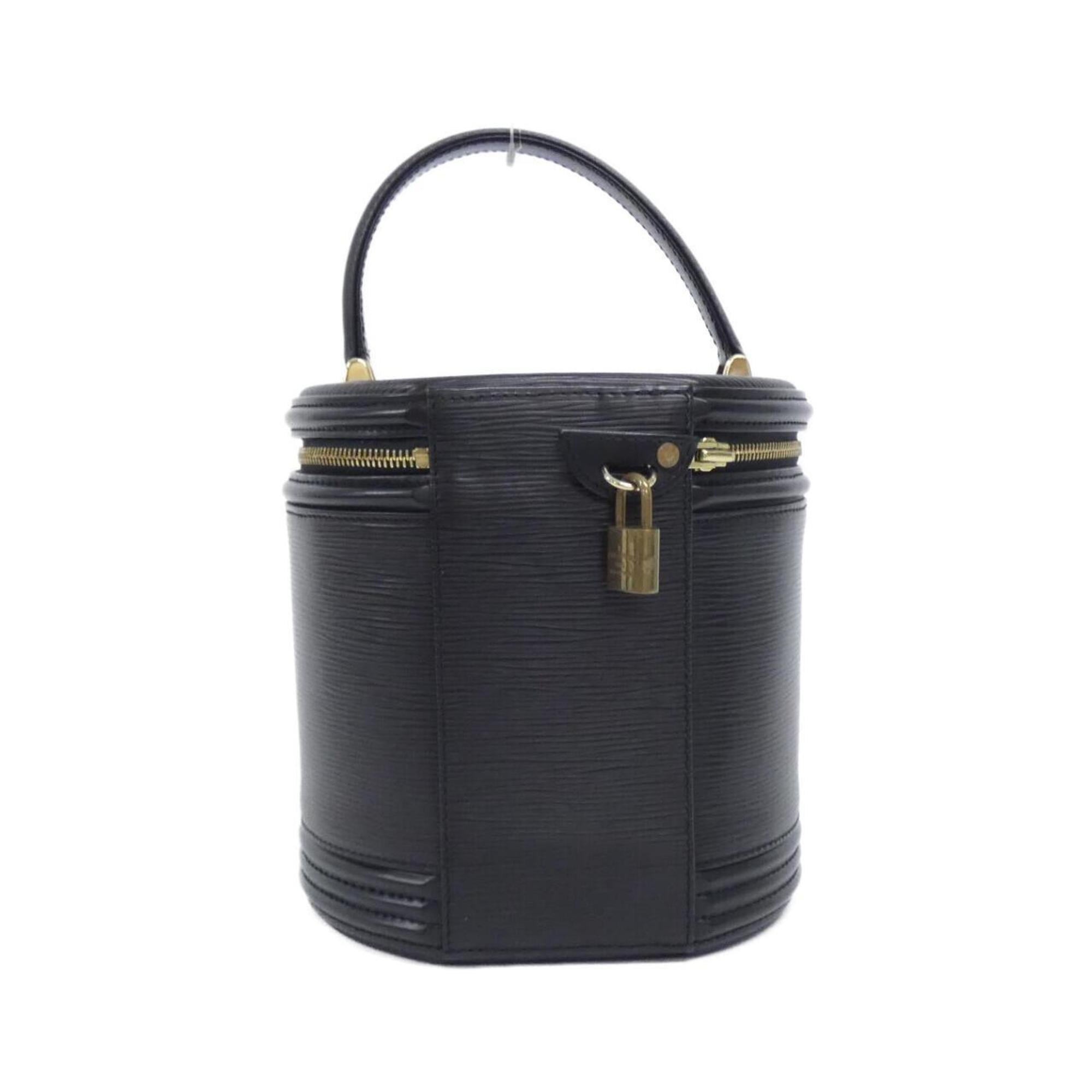Louis Vuitton Black Leather Handbag