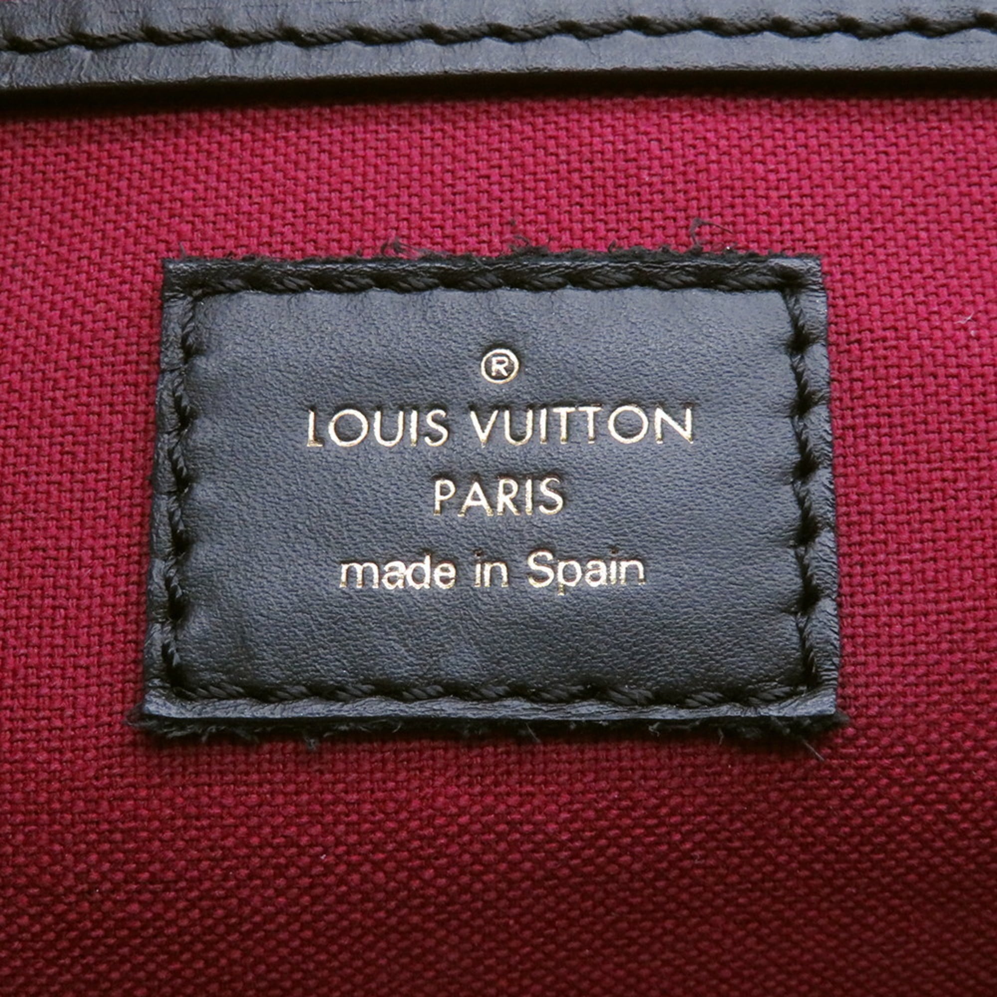 Louis Vuitton Monogram Red Color Monogram Leather Backpack