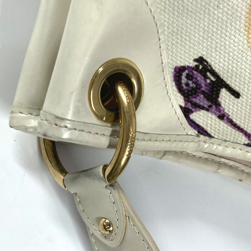 Louis Vuitton Multi-Color Leather Canvas Shoulder Bag
