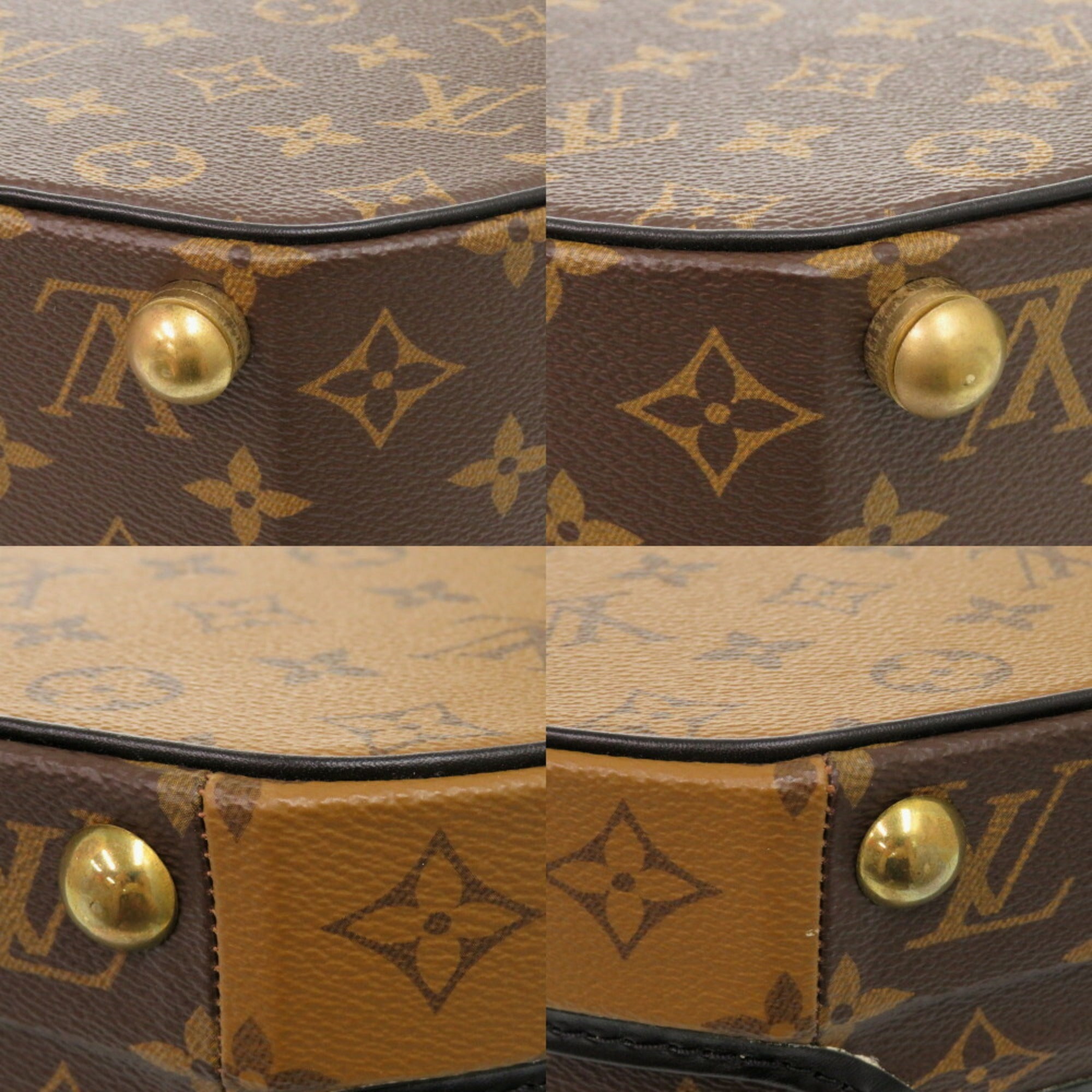 Louis Vuitton Brown Monogram Reverse Monogram Handbag
