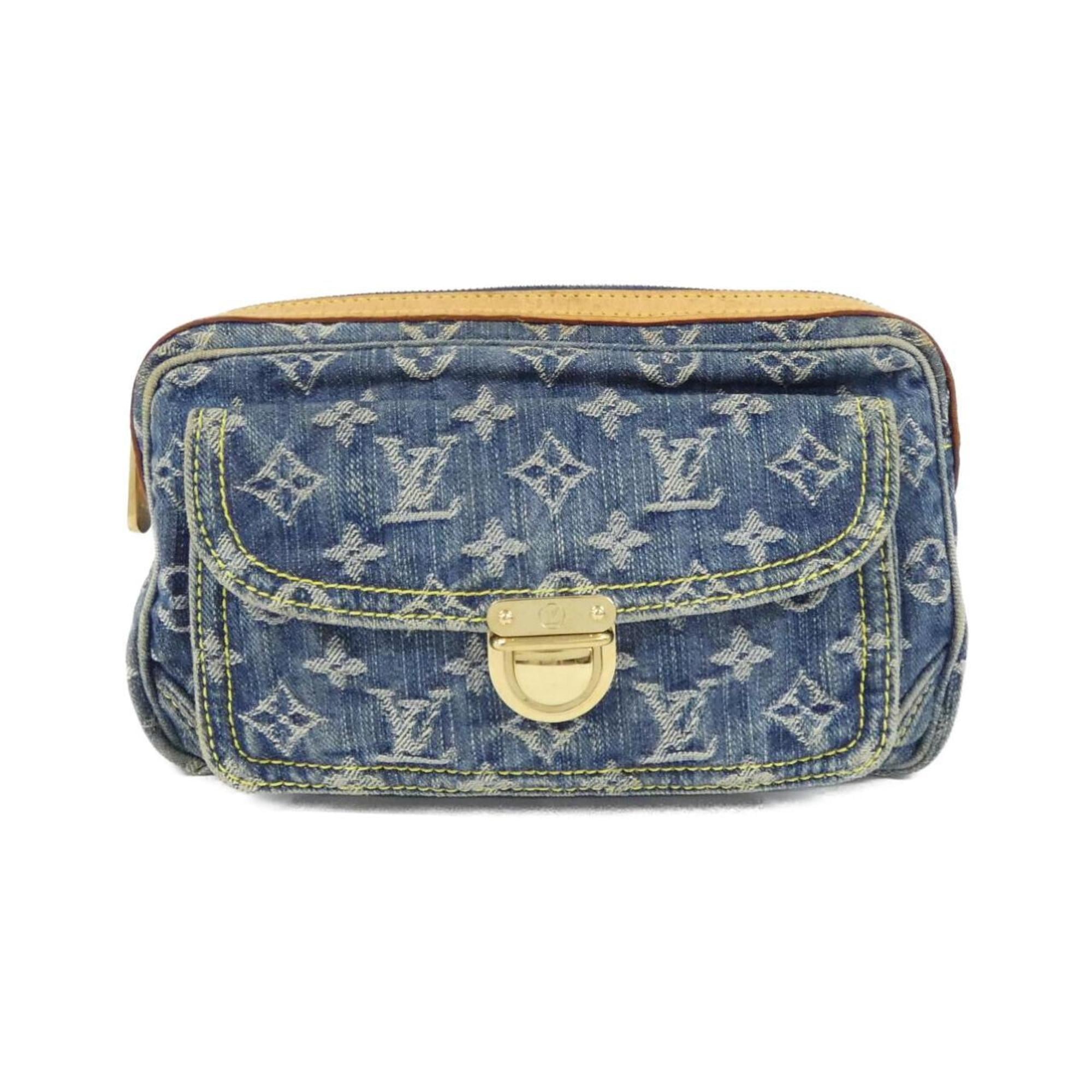 Louis Vuitton Monogram Denim Blue Monogram Denim Shoulder Bag