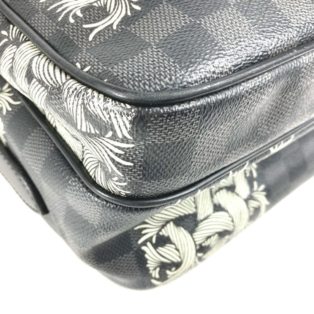 Louis Vuitton Black Damier Graphite Shoulder Bag