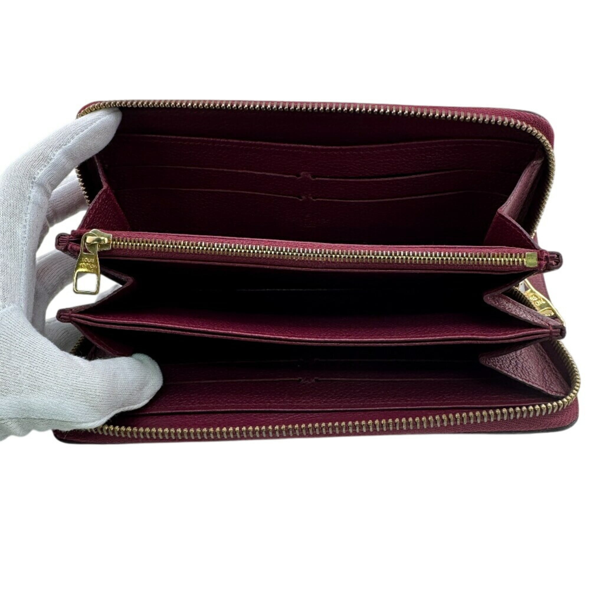 Louis Vuitton Aurore Leather Long Wallet