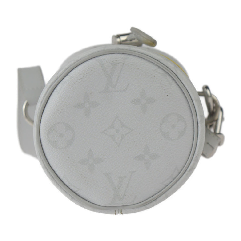 Louis Vuitton Gray White Pvc Leather Shoulder Bag
