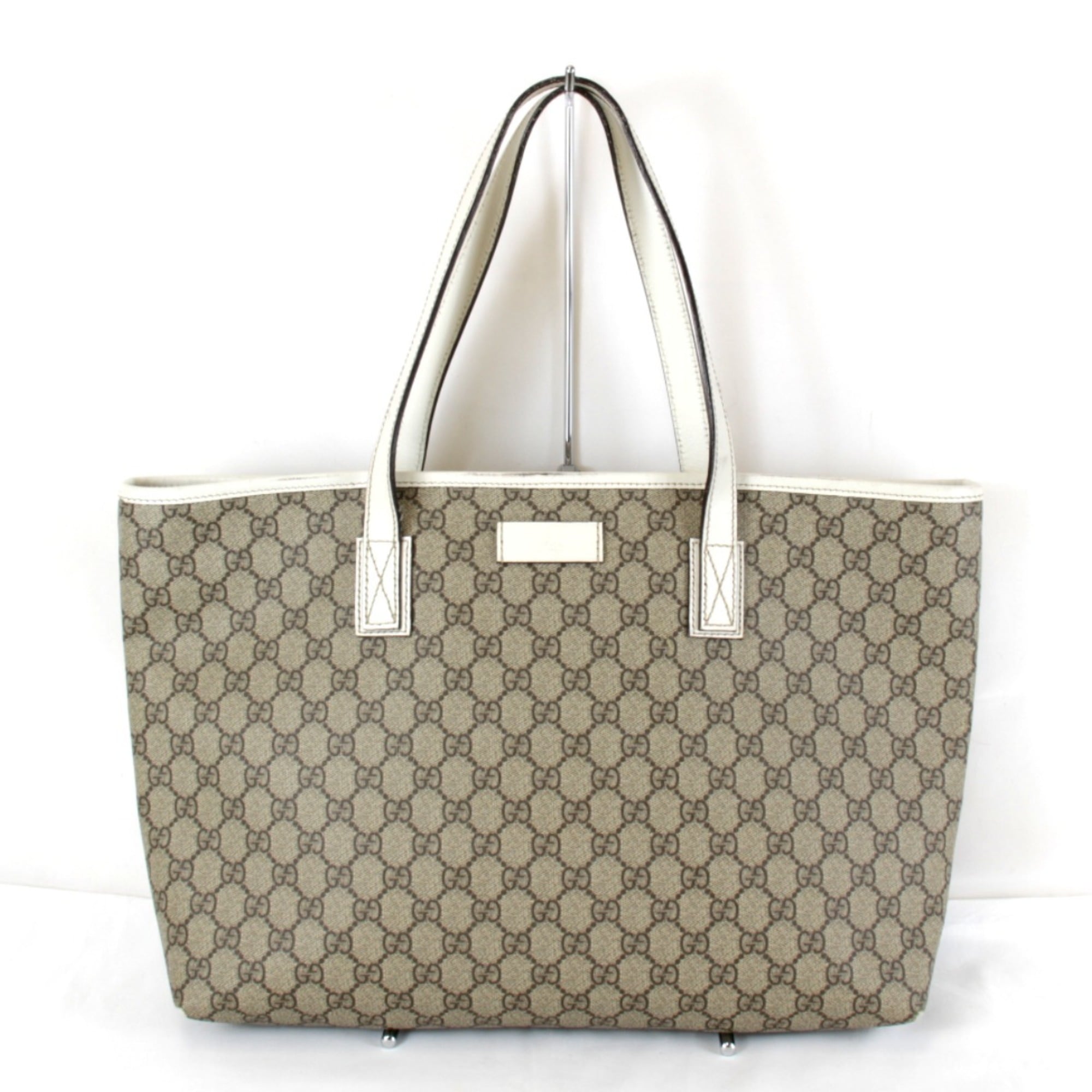 Gucci Brown Gg Supreme Tote Bag (Pre-Owned)