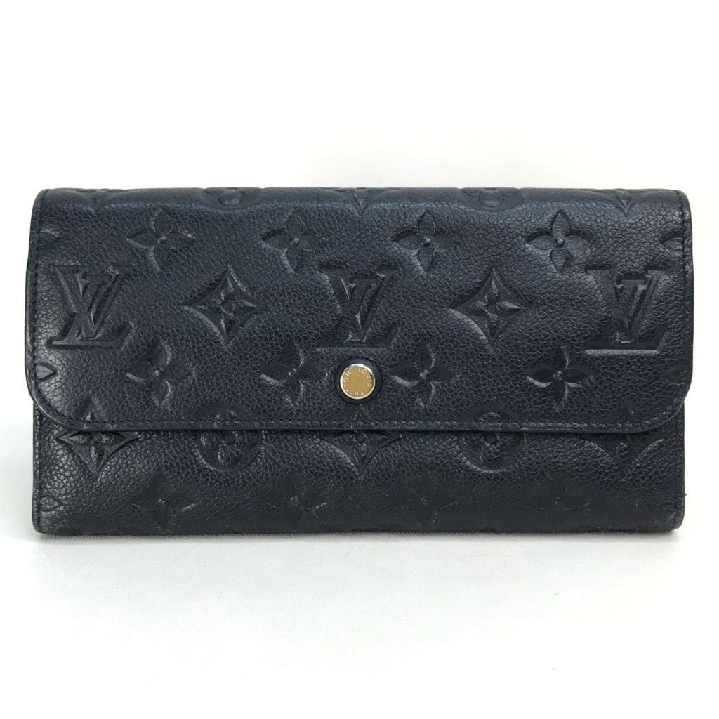 Louis Vuitton Infini Navy Monogram Empreinte Long Wallet