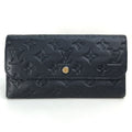 Louis Vuitton Infini Navy Monogram Empreinte Long Wallet
