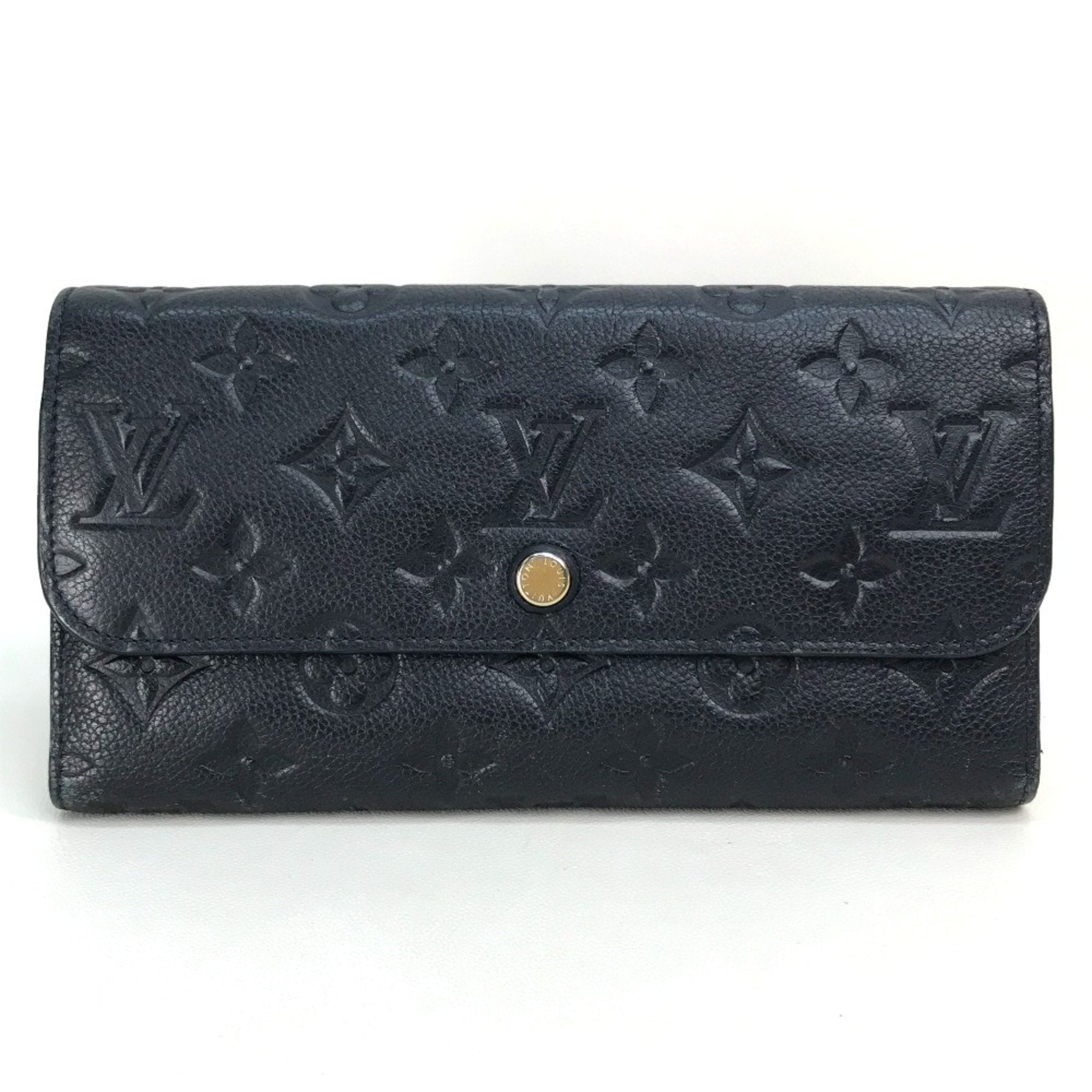 Louis Vuitton Infini Navy Monogram Empreinte Long Wallet