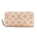 Louis Vuitton Mahina Pink Mahina Leather Long Wallet