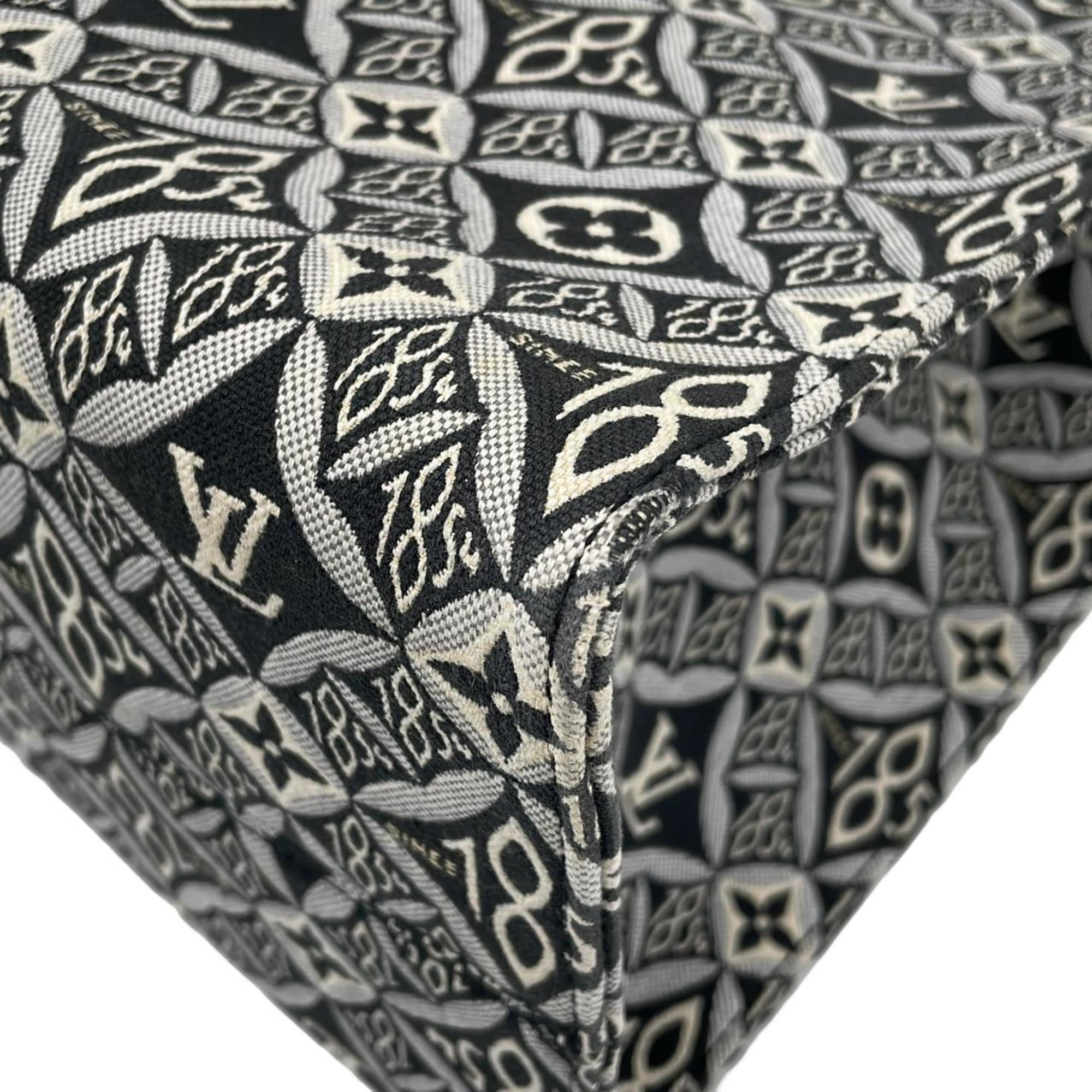 Louis Vuitton Gris Jacquard Handbag
