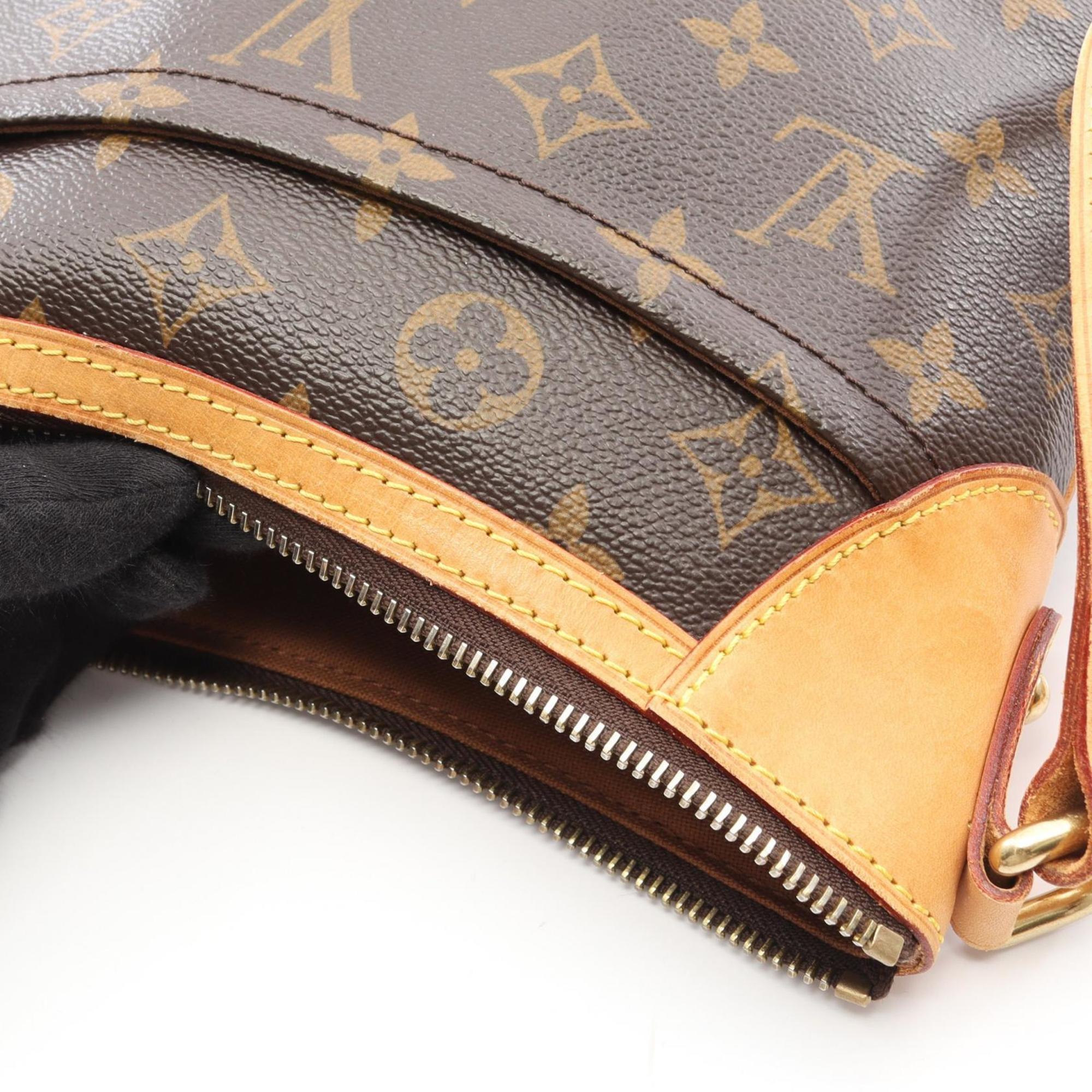 Louis Vuitton Brown Monogram Coated Canvas Leather Shoulder Bag