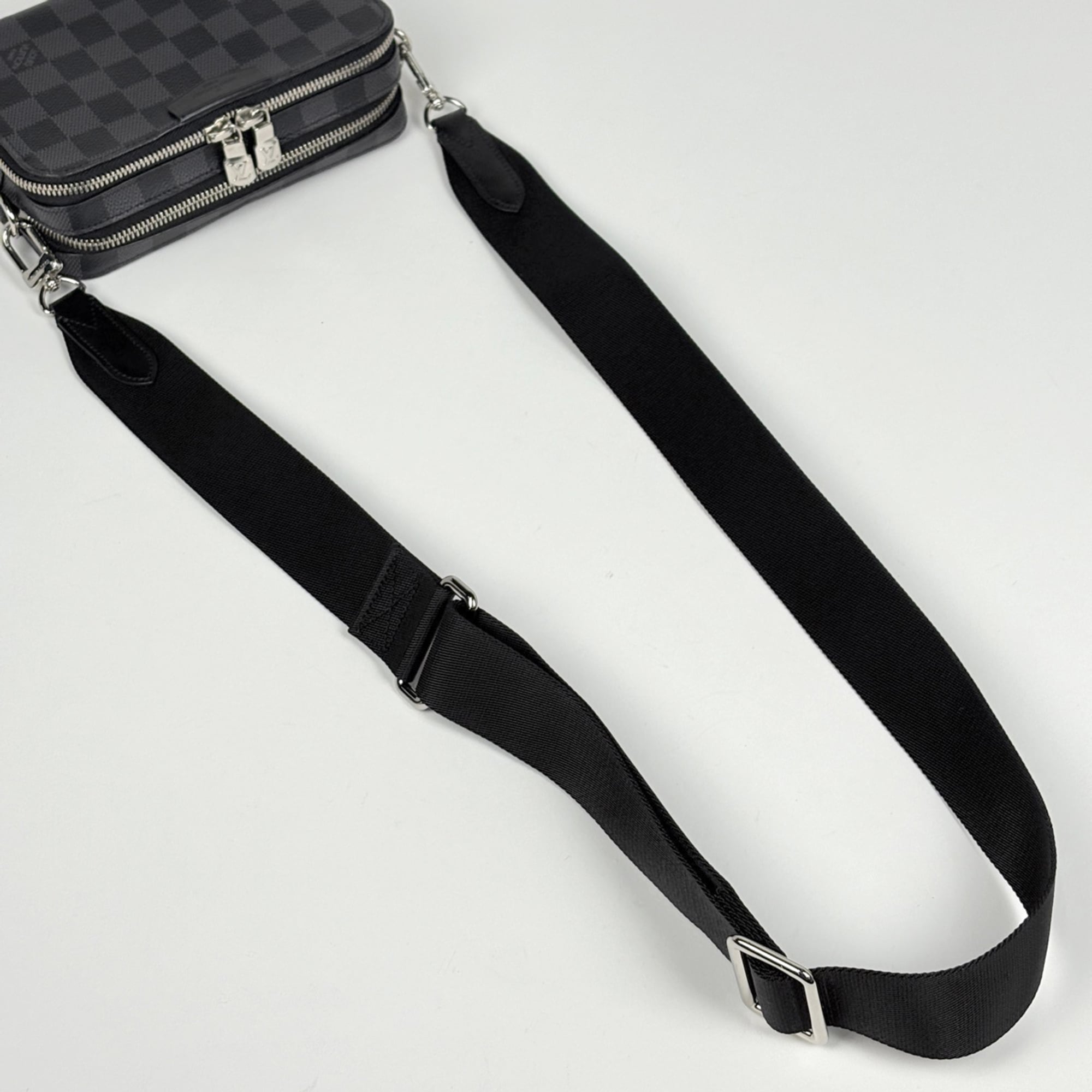 Louis Vuitton Black Noir Damier Graphite Shoulder Bag