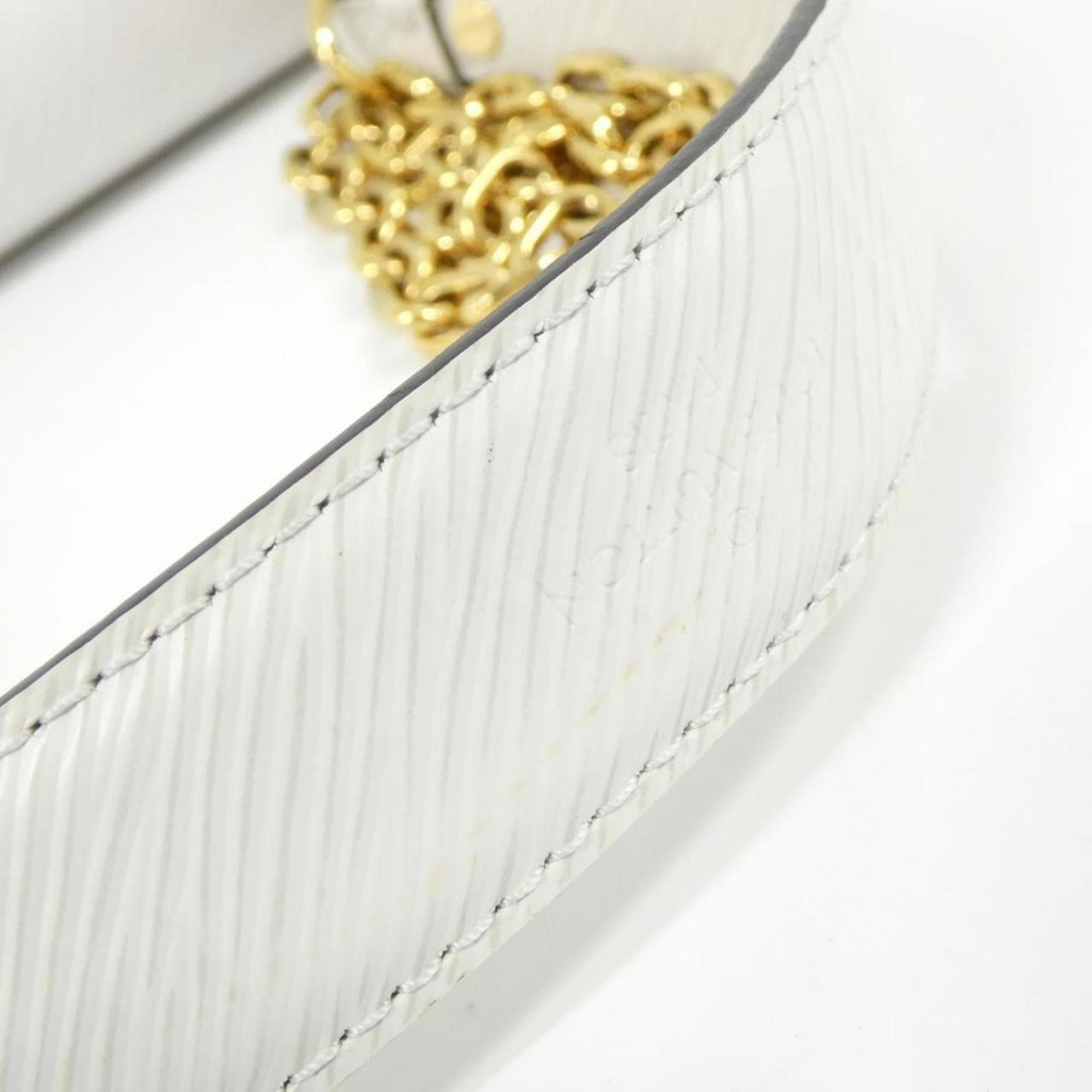 Louis Vuitton Blanc Leather Shoulder Bag
