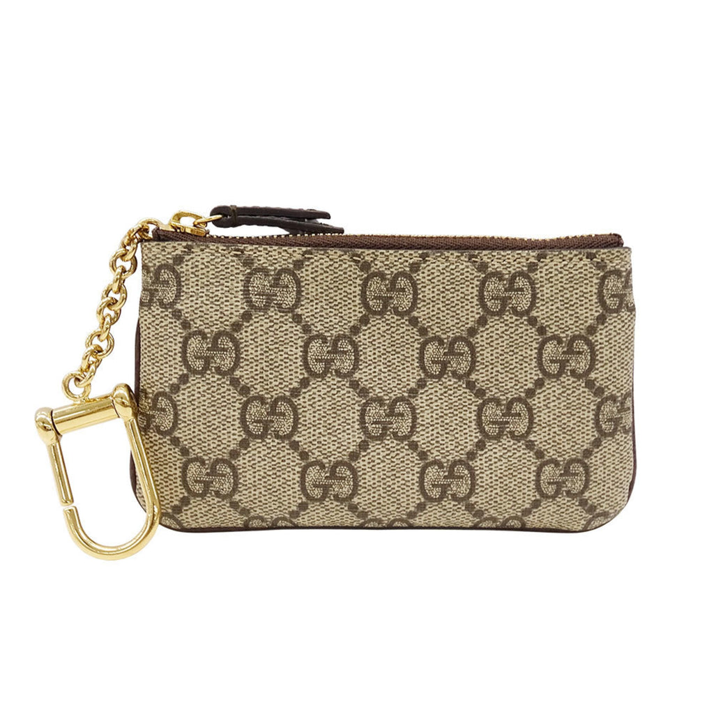 Gucci Brown Gg Supreme Coin Purse/Coin Case (Pre-Owned)