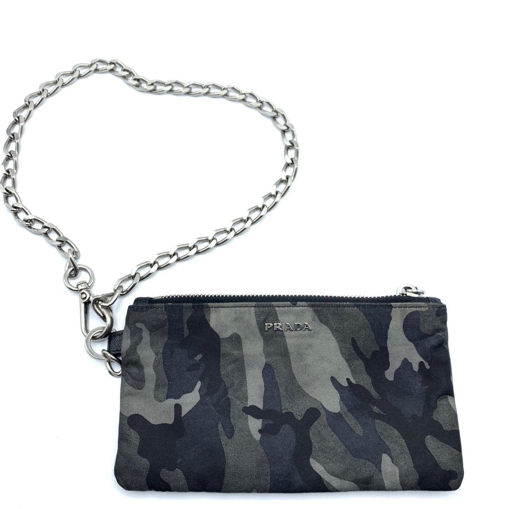 Prada Camouflage Nylon Coin Purse/Coin Case
