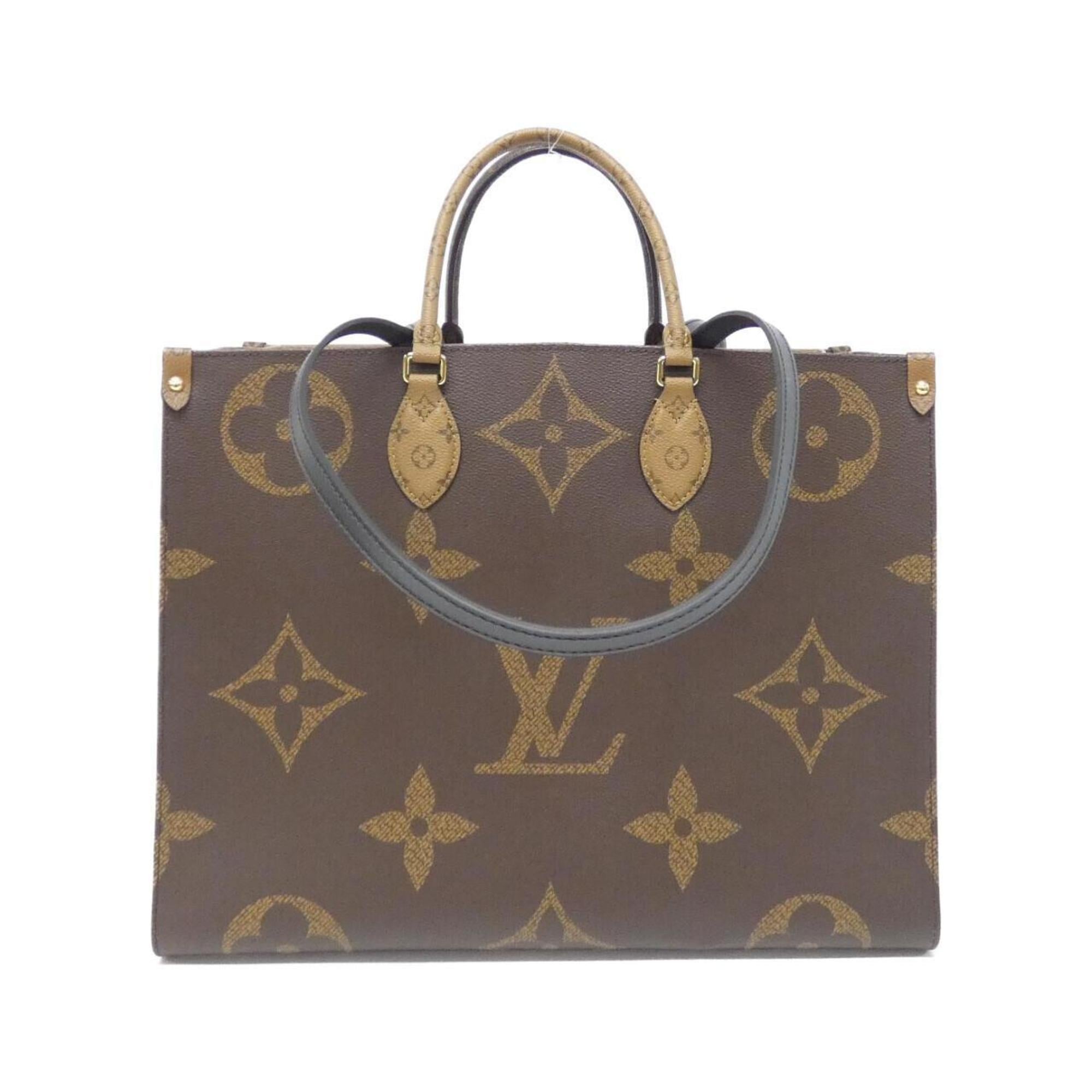 Louis Vuitton Marron Coated Canvas Handbag