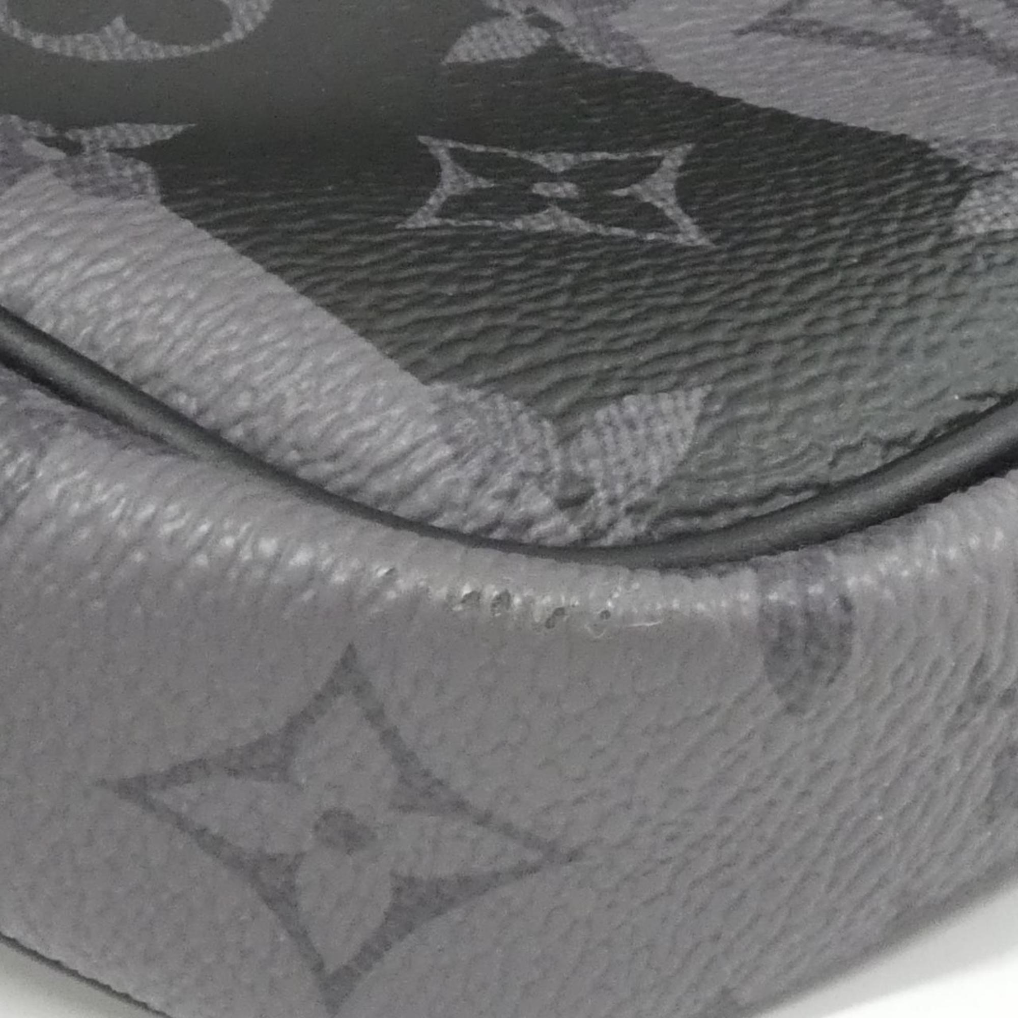 Louis Vuitton Black Coated Canvas Shoulder Bag
