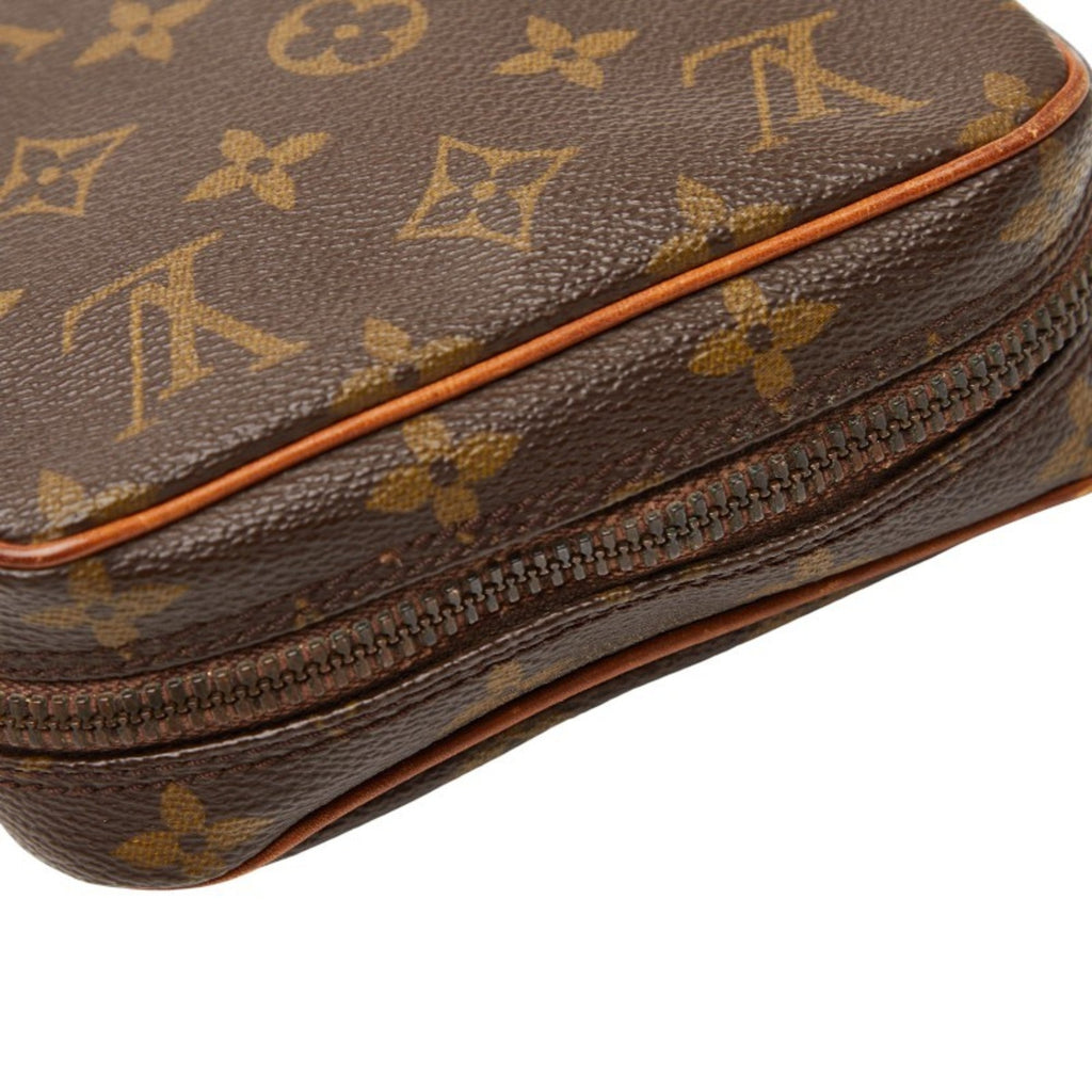 Louis Vuitton Brown Pvc Leather Shoulder Bag