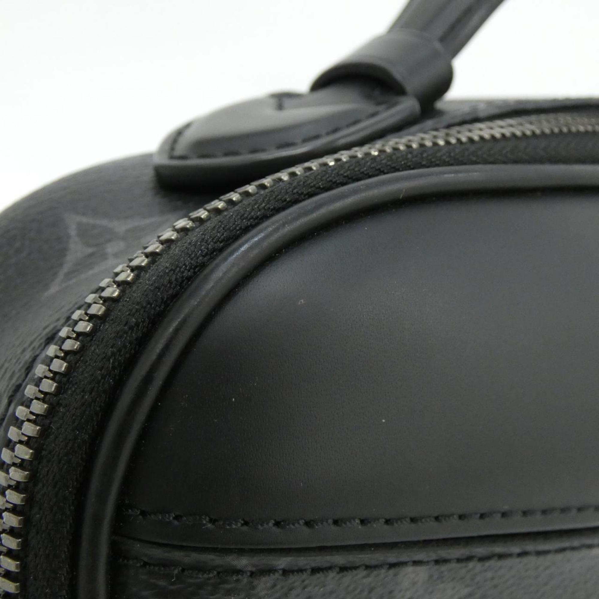 Louis Vuitton Black Coated Canvas Shoulder Bag