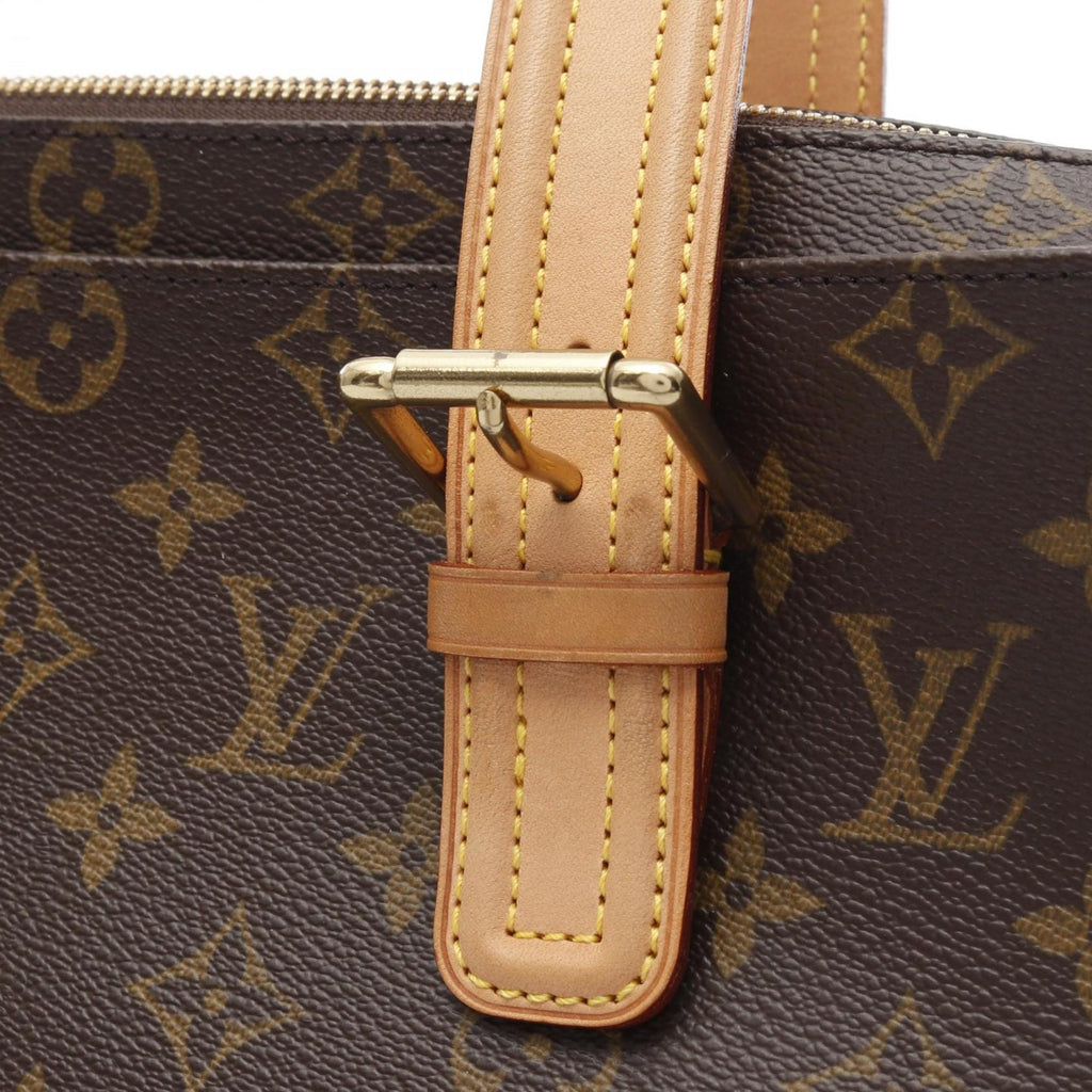 Louis Vuitton Brown Monogram Leather Handbag