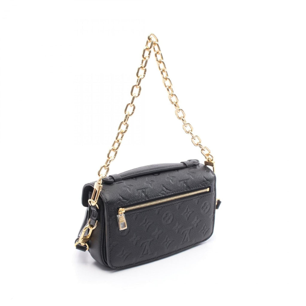 Louis Vuitton Black Noir Monogram Empreinte Handbag