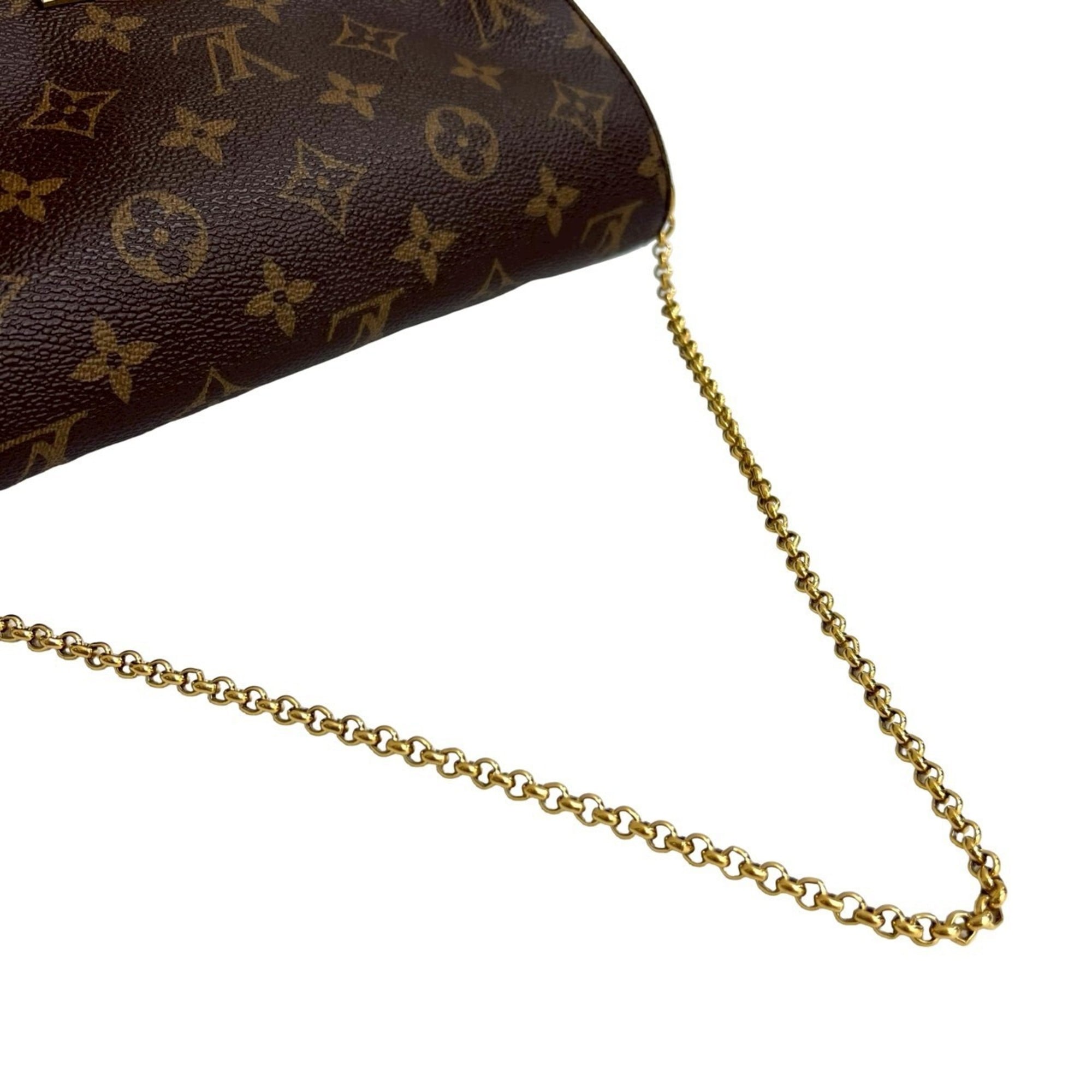 Louis Vuitton Brown Leather Pvc Handbag Shoulder Bag