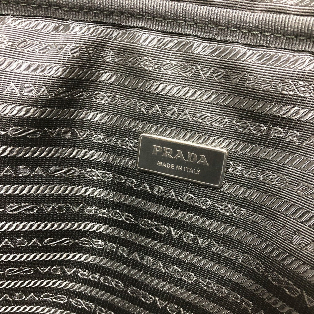 Prada Black Nylon Clutch Bag Handbag