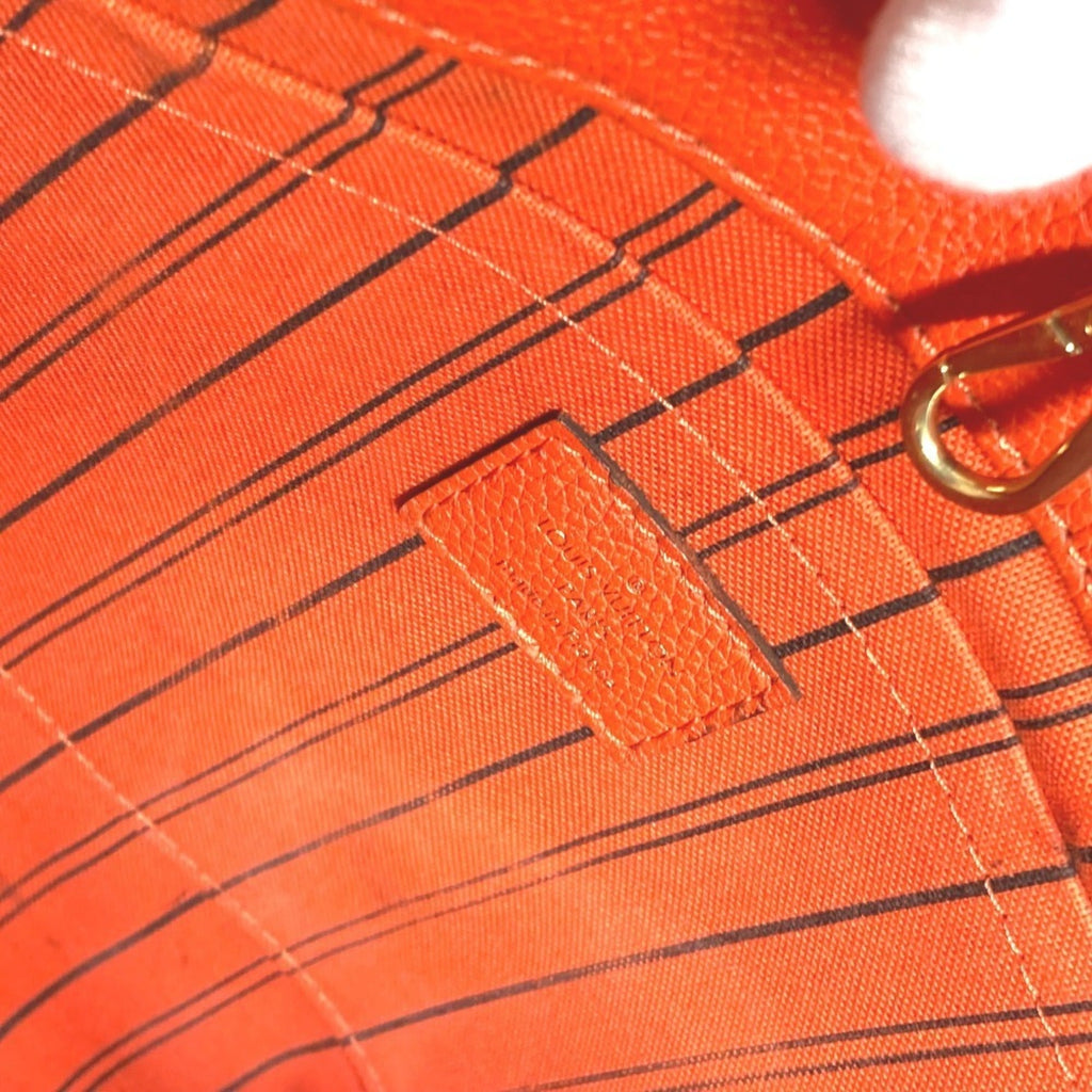 Louis Vuitton Orange Monogram Empreinte Handbag Shoulder Bag Tote Bag