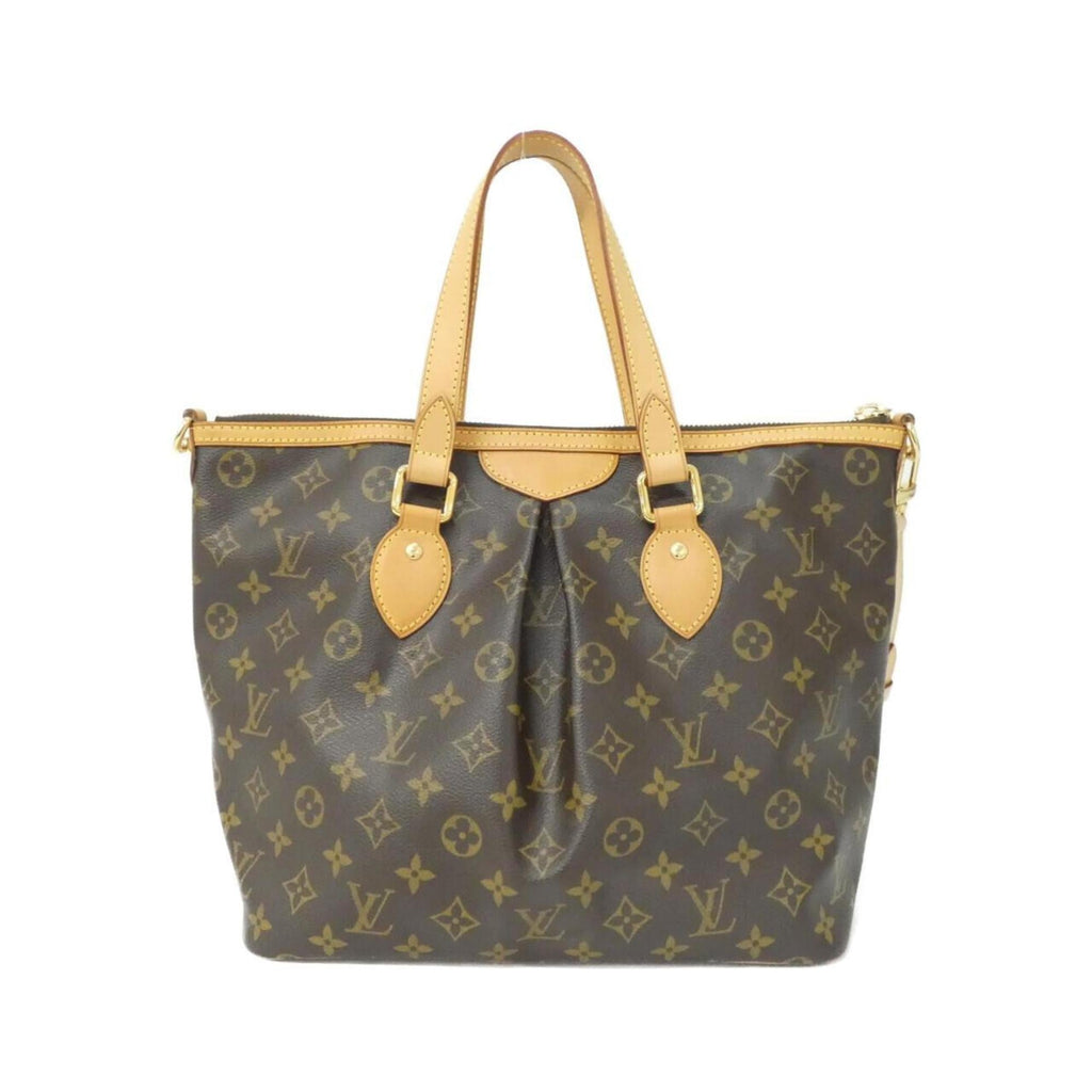 Louis Vuitton Brown Coated Canvas Handbag Tote Bag