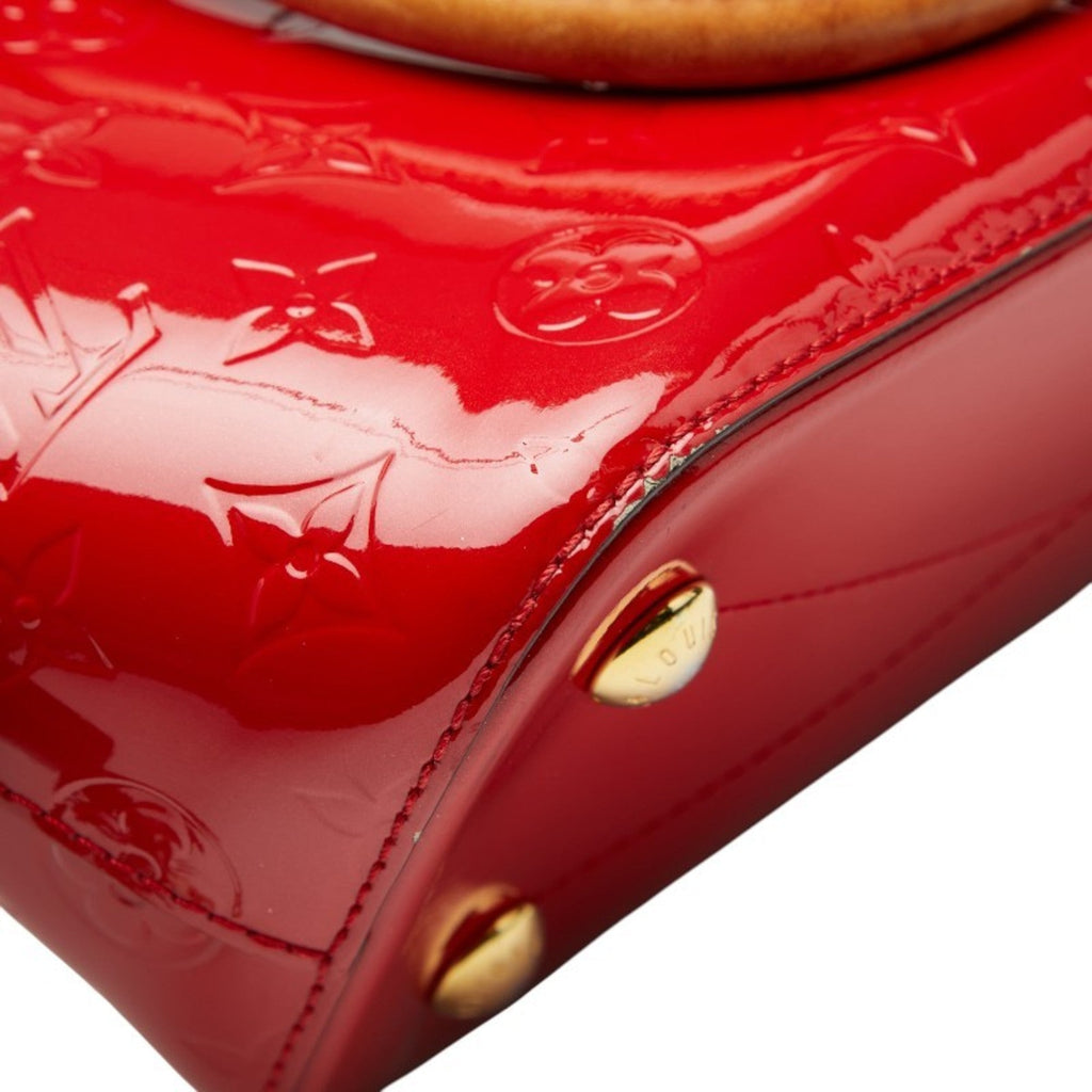 Louis Vuitton Cerise Red Color Patent Leather Handbag Shoulder Bag