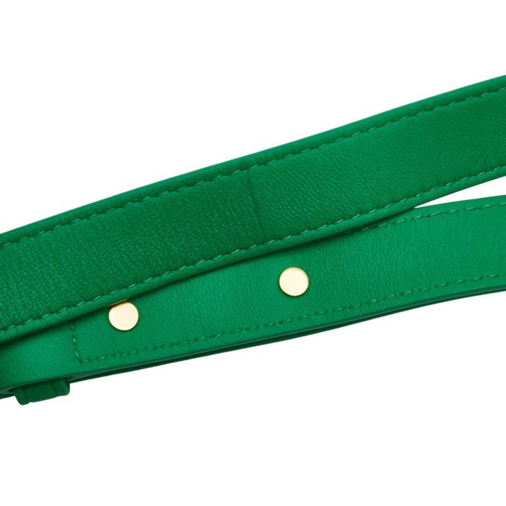 Bottega Veneta Green Leather Shoulder Bag