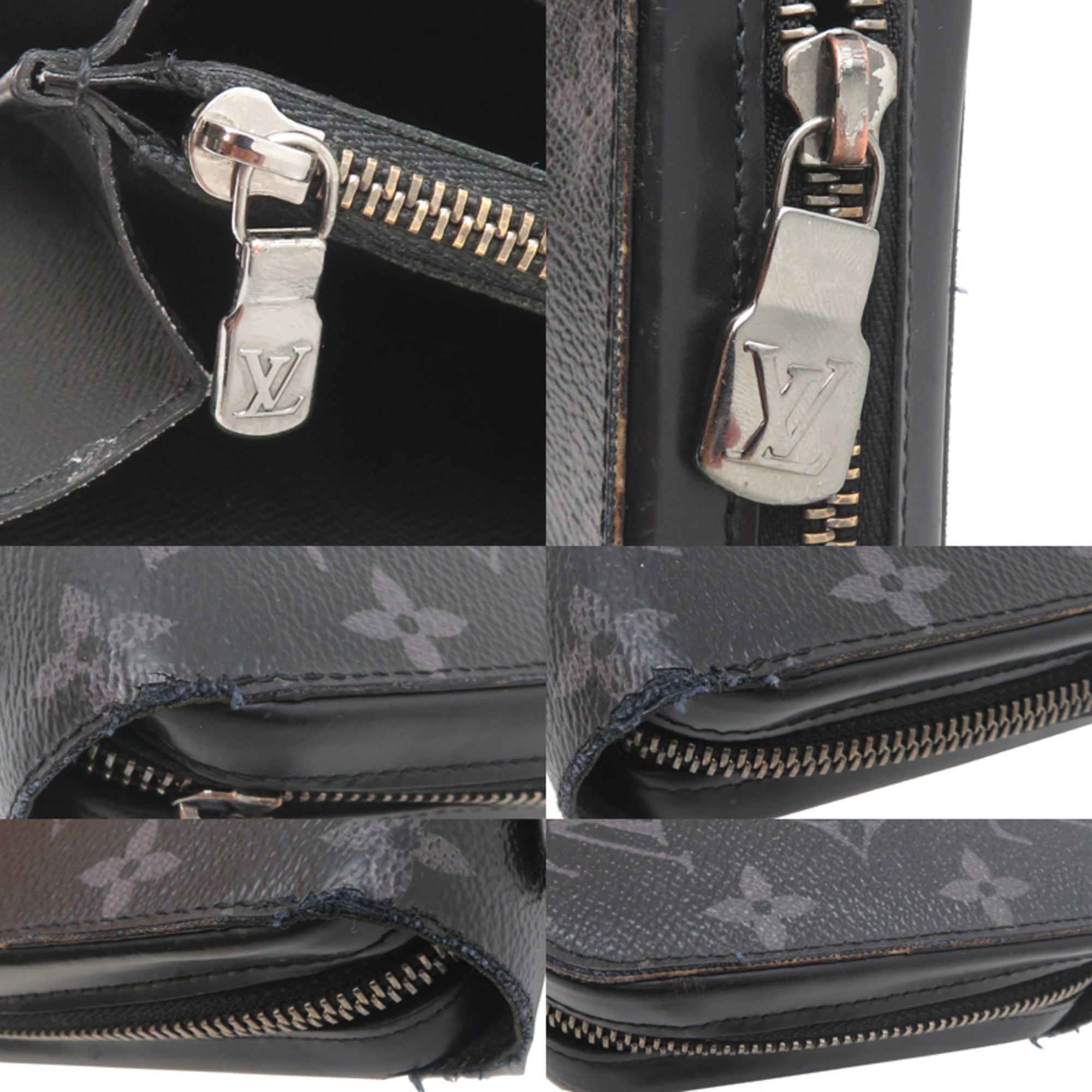 Louis Vuitton Black Monogram Eclipse Clutch Bag