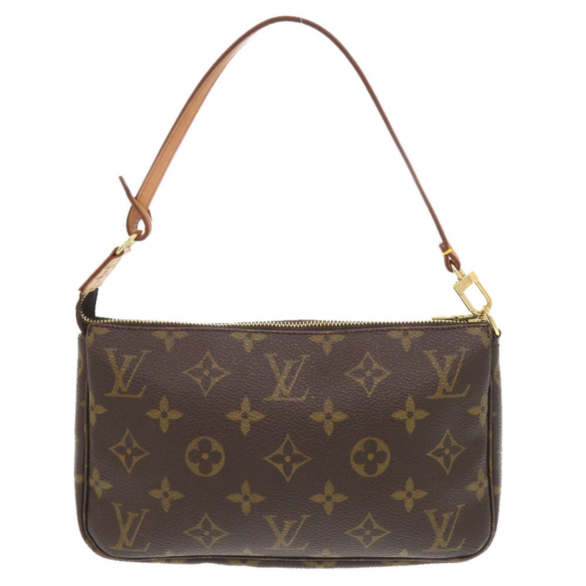 Louis Vuitton Brown Monogram Canvas Pochette Pouch