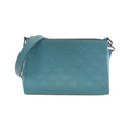 Louis Vuitton Turquoise Leather Shoulder Bag