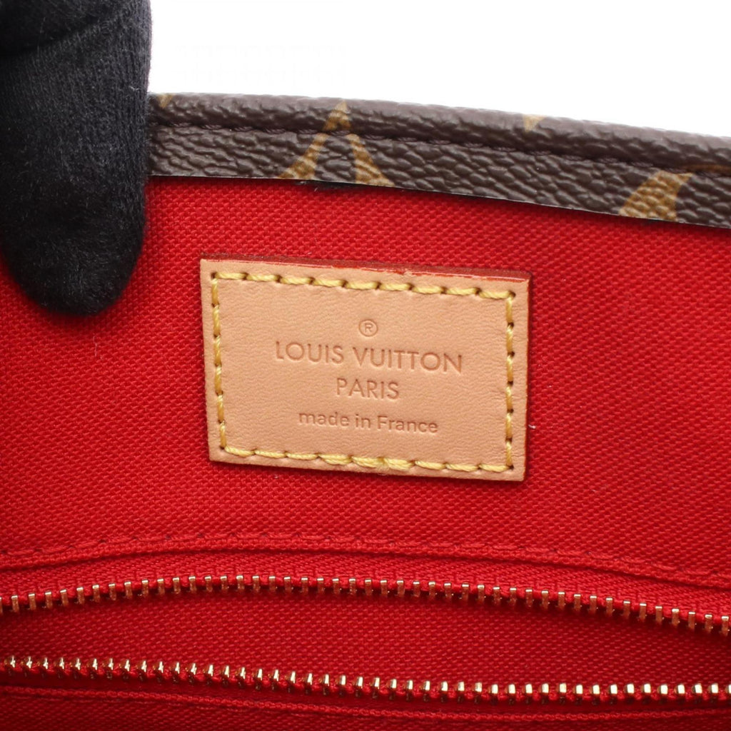 Louis Vuitton Brown Coated Canvas Leather Handbag
