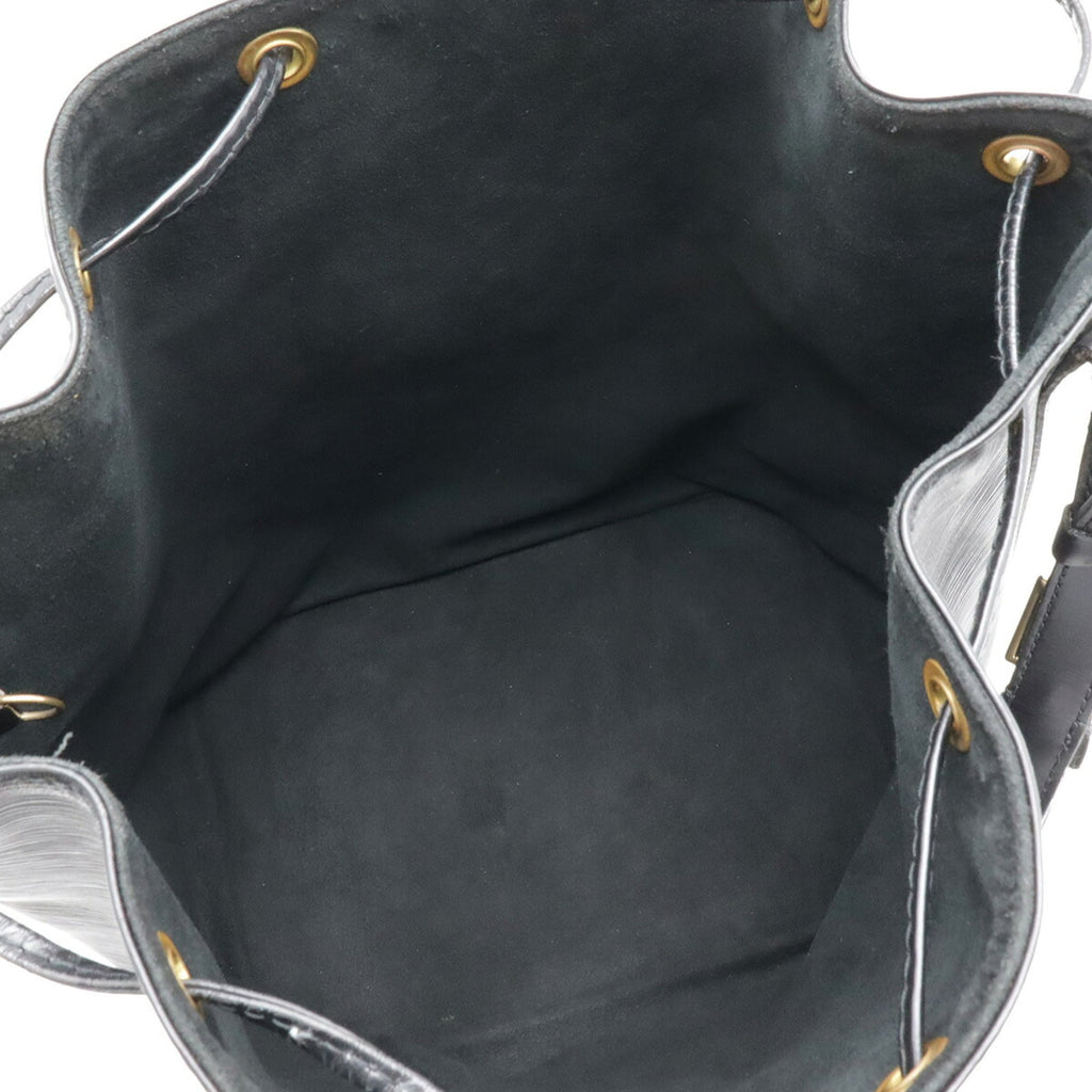 Louis Vuitton Black Noir Epi Leather Shoulder Bag