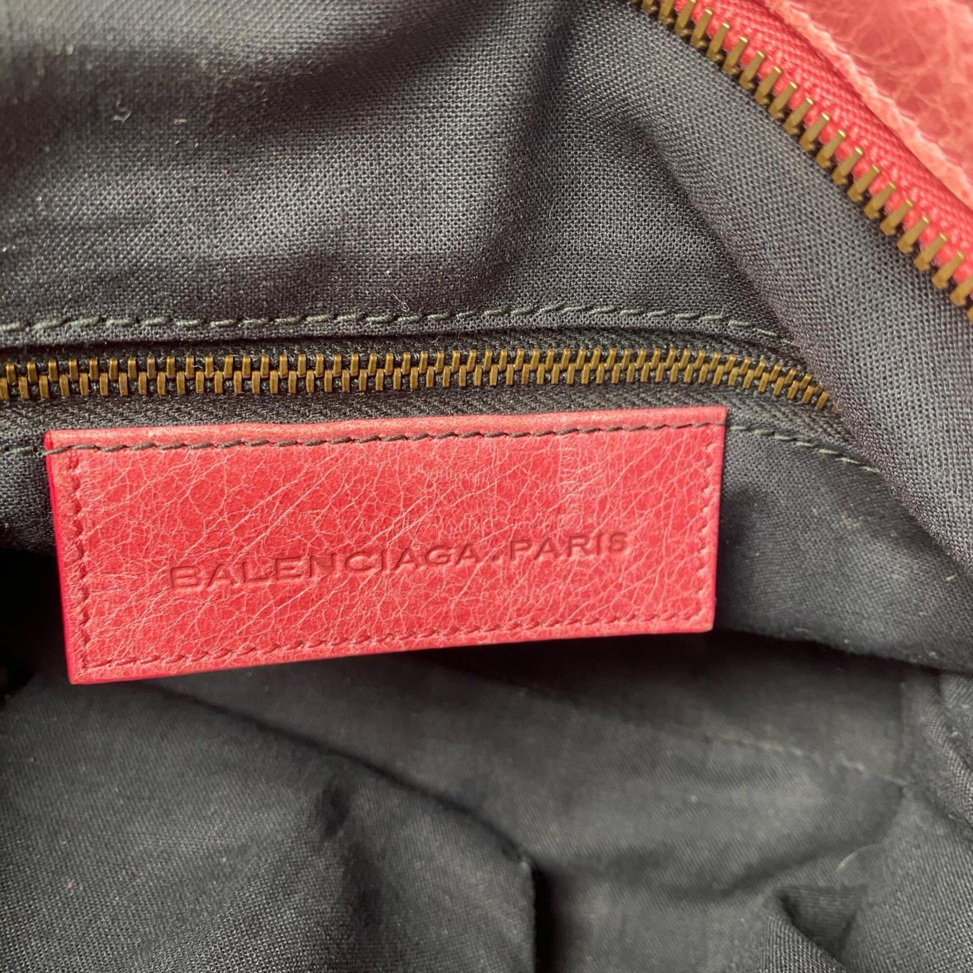 Balenciaga Pink Leather Handbag Shoulder