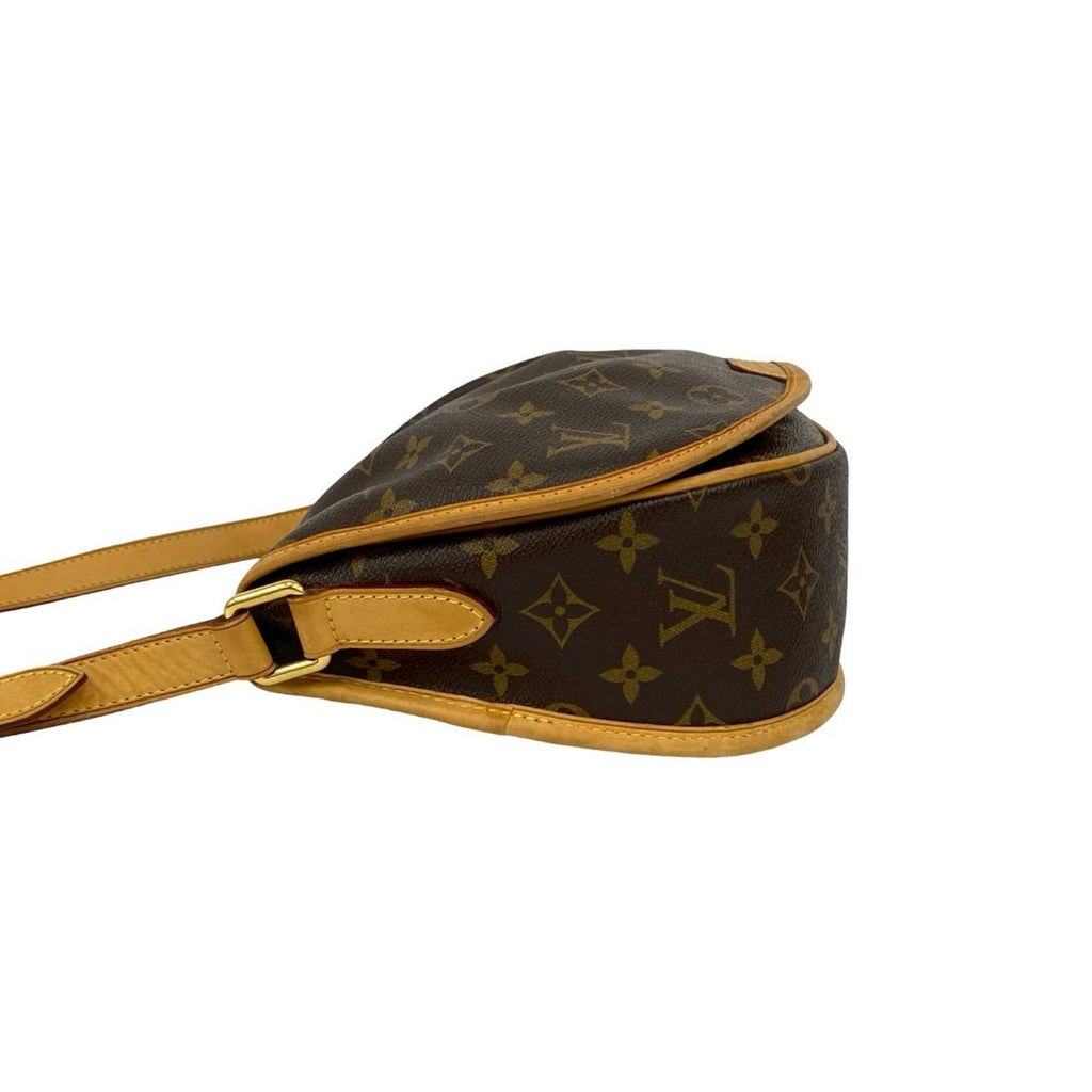 Louis Vuitton Brown Leather Pvc Pochette Shoulder Bag