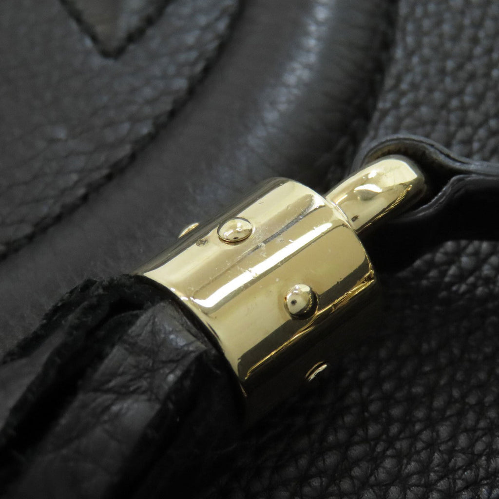 Gucci Black Leather Tote Bag (Pre-Owned)